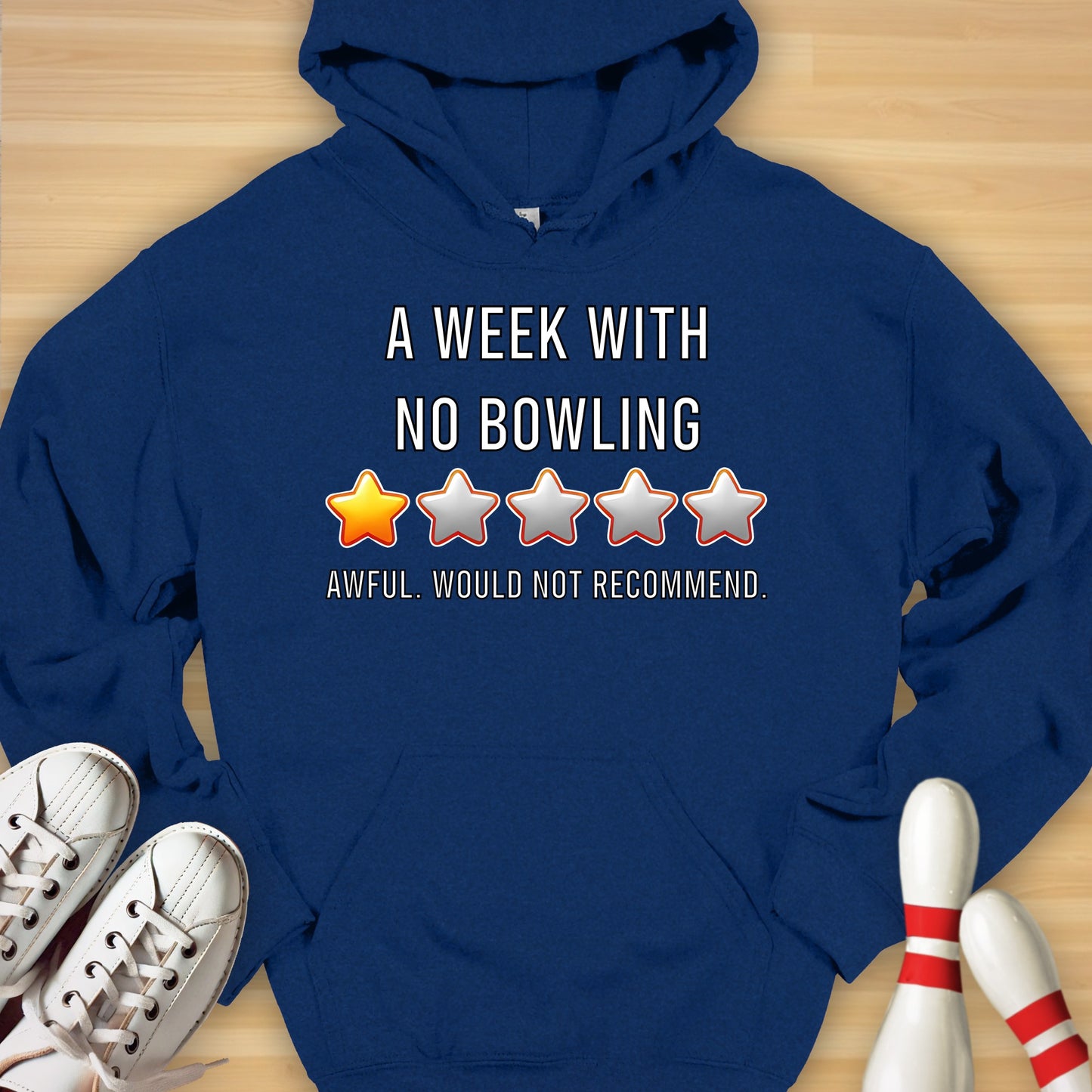 Week Without Bowling Review Hoodie