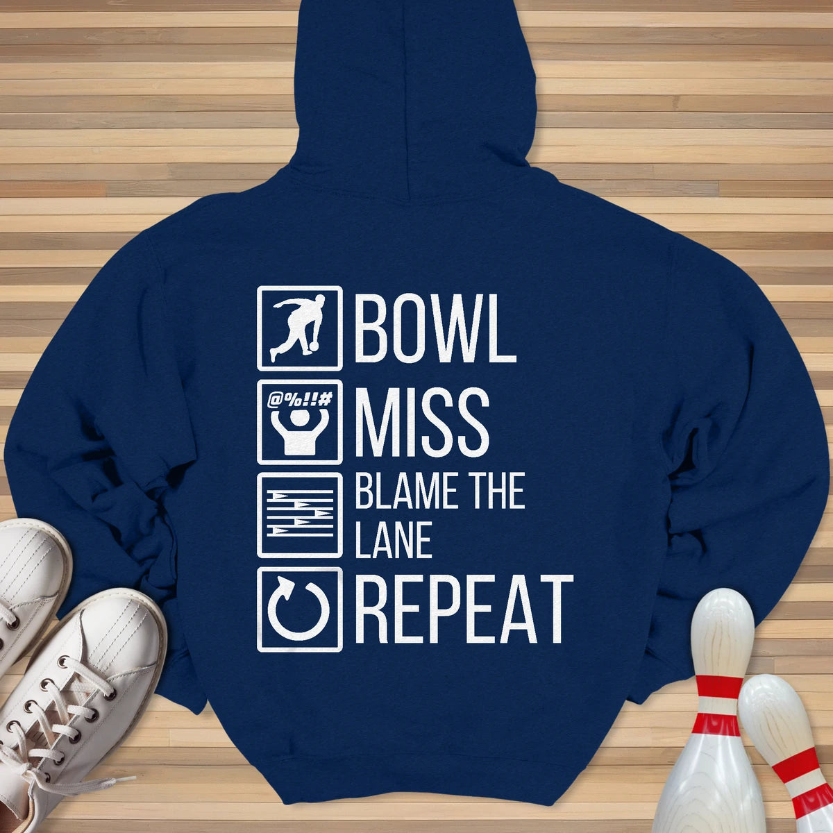 Blame The Lane Repeat Hoodie