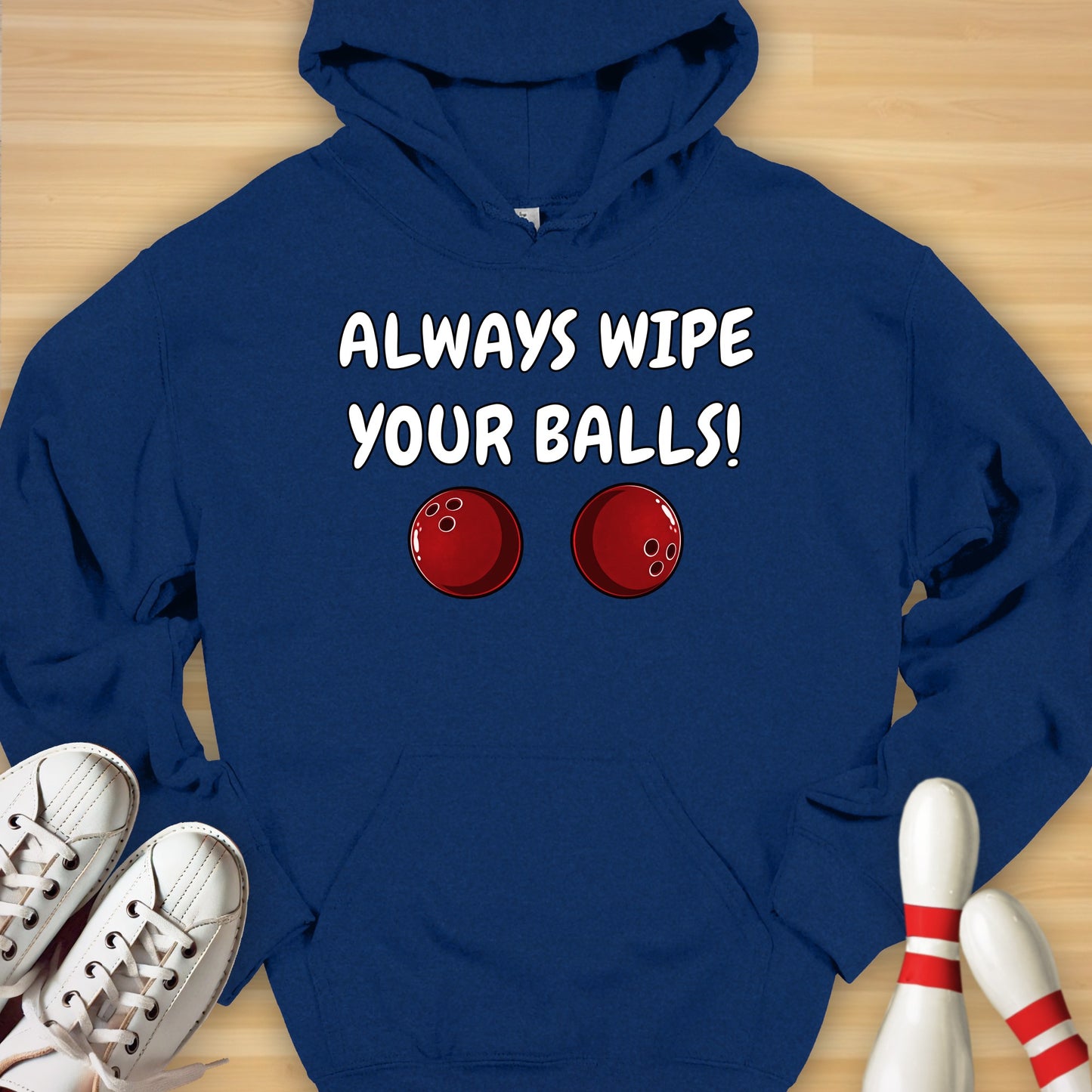 Always Wipe Cartoon Hoodie