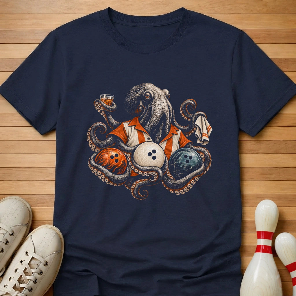 Bowling Octopus T-Shirt