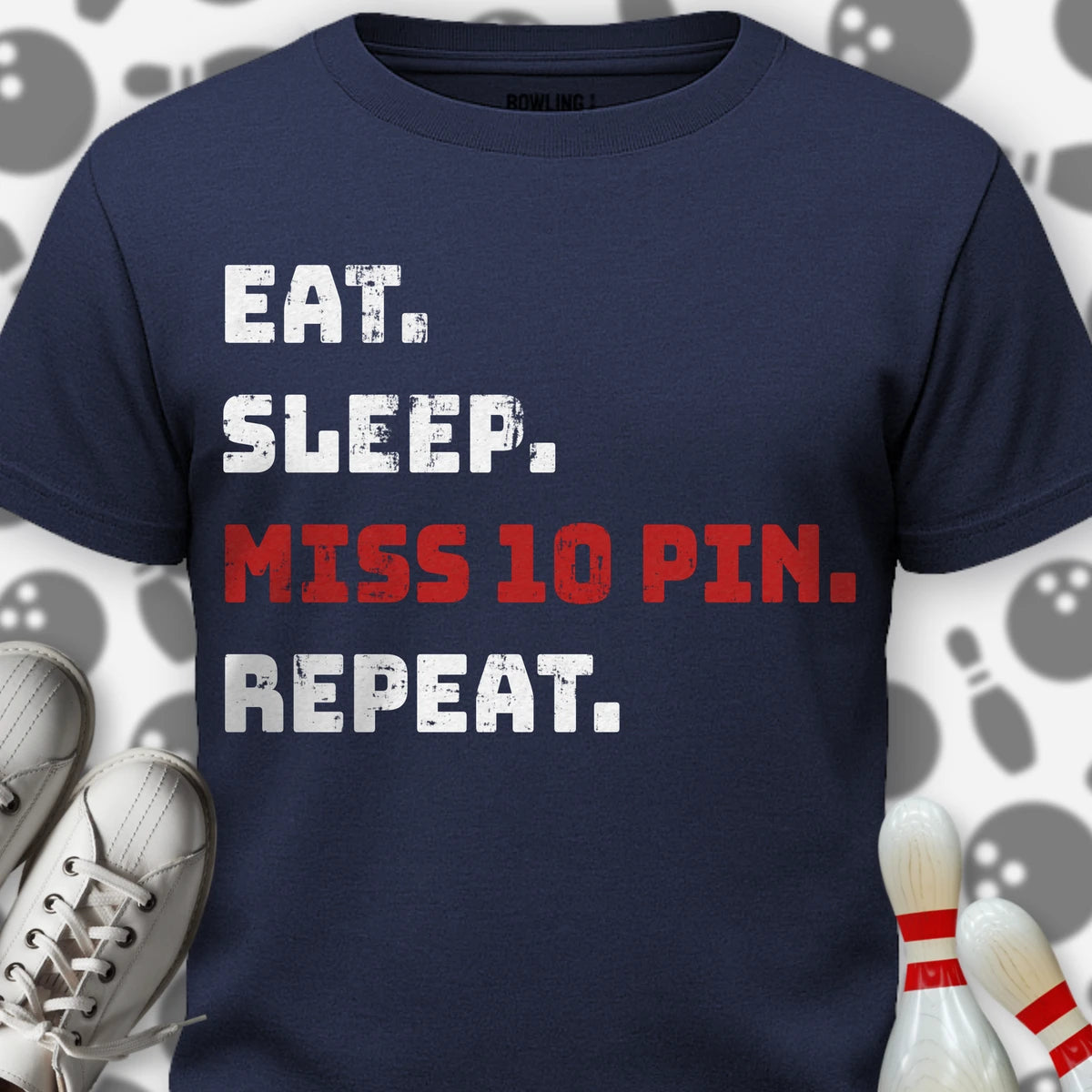 Miss 10 Pin Repeat T-Shirt
