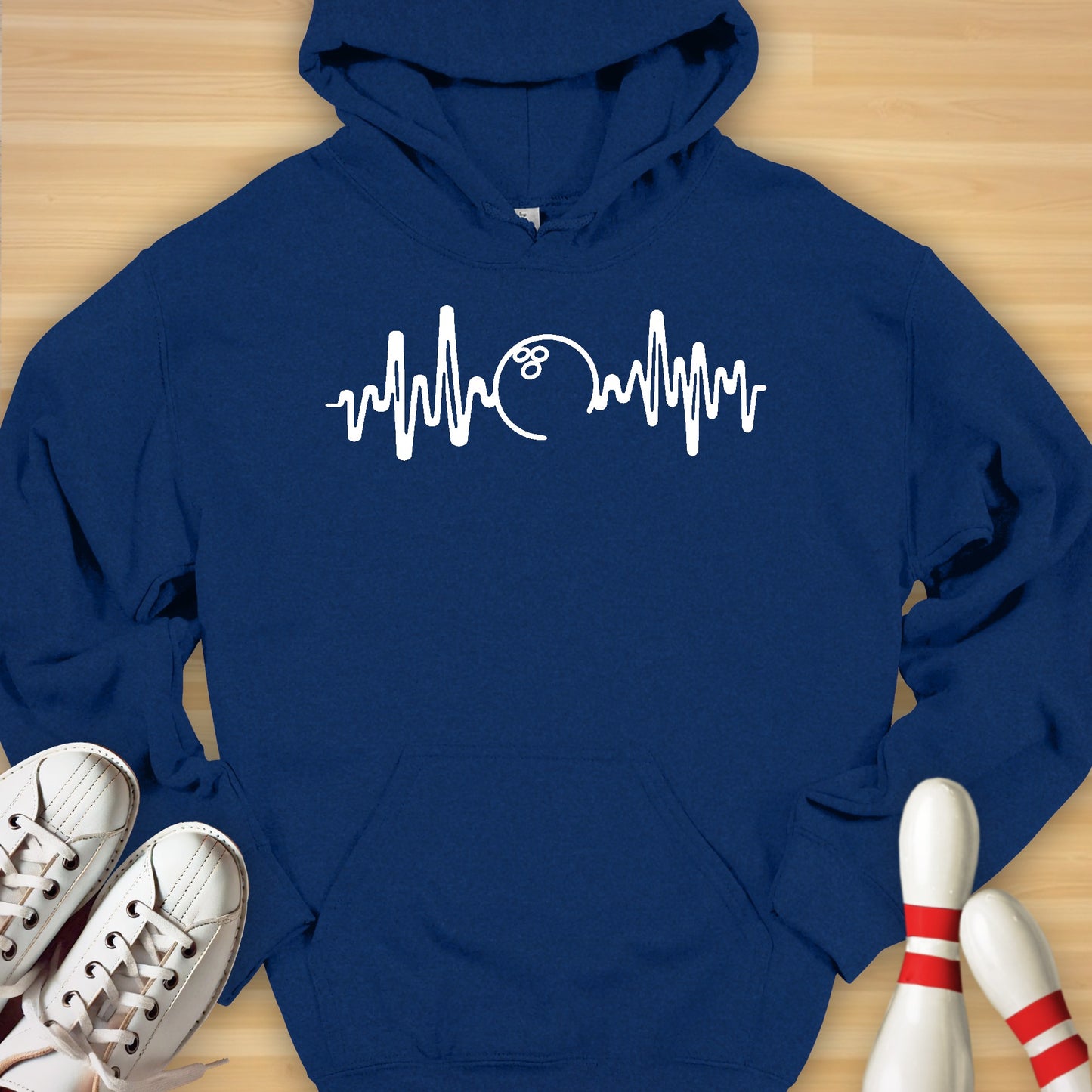 Bowling Heartbeat Hoodie