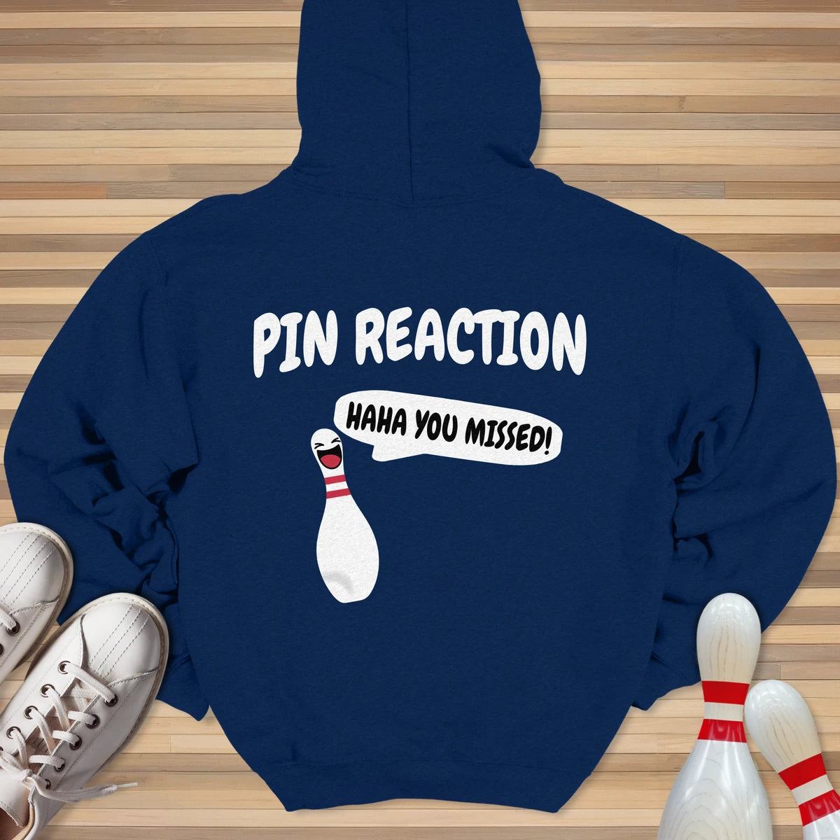 You Missed Pin Reaction Hoodie