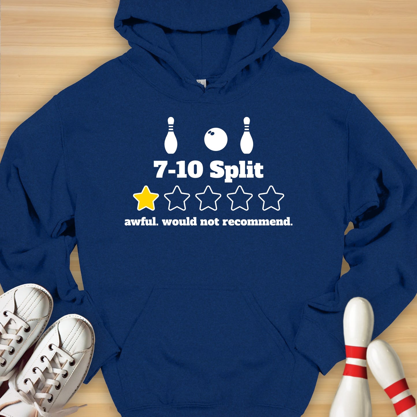 7-10 Split 1 Star Review Hoodie