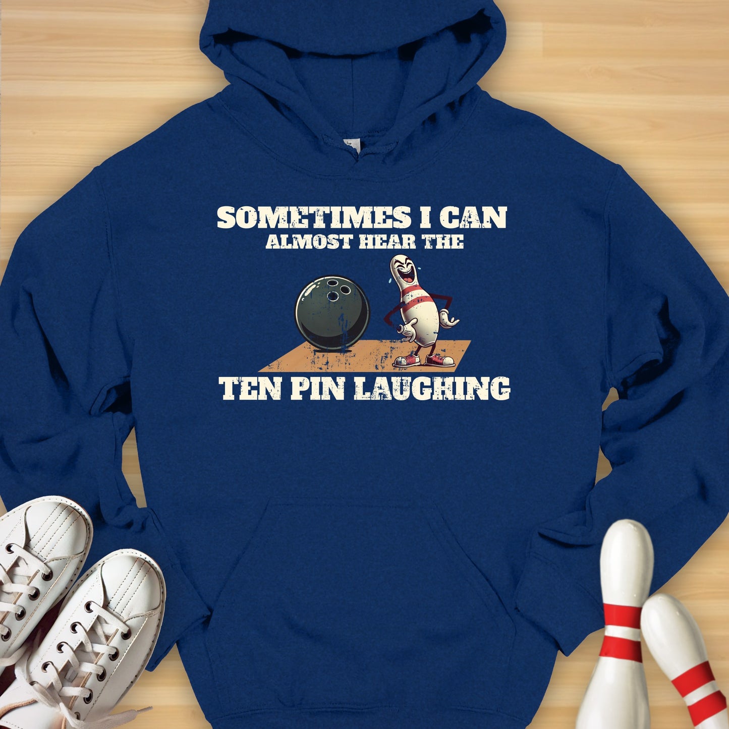 Ten Pin Laughing Hoodie