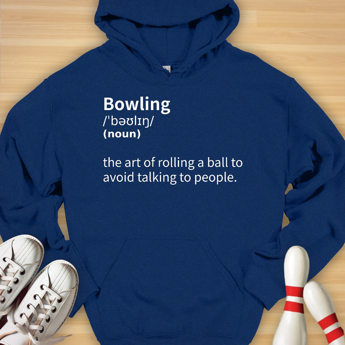 Bowling Definition Hoodie