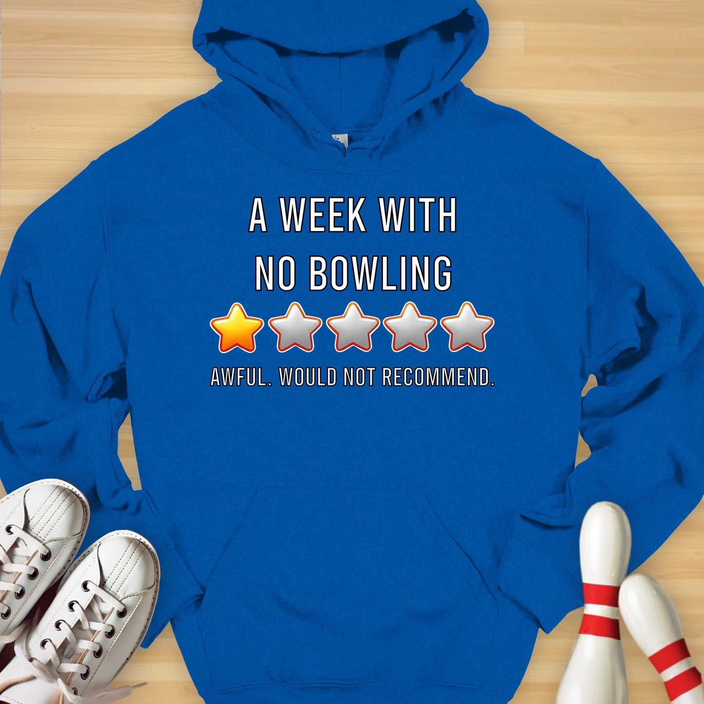 Week Without Bowling Review Hoodie