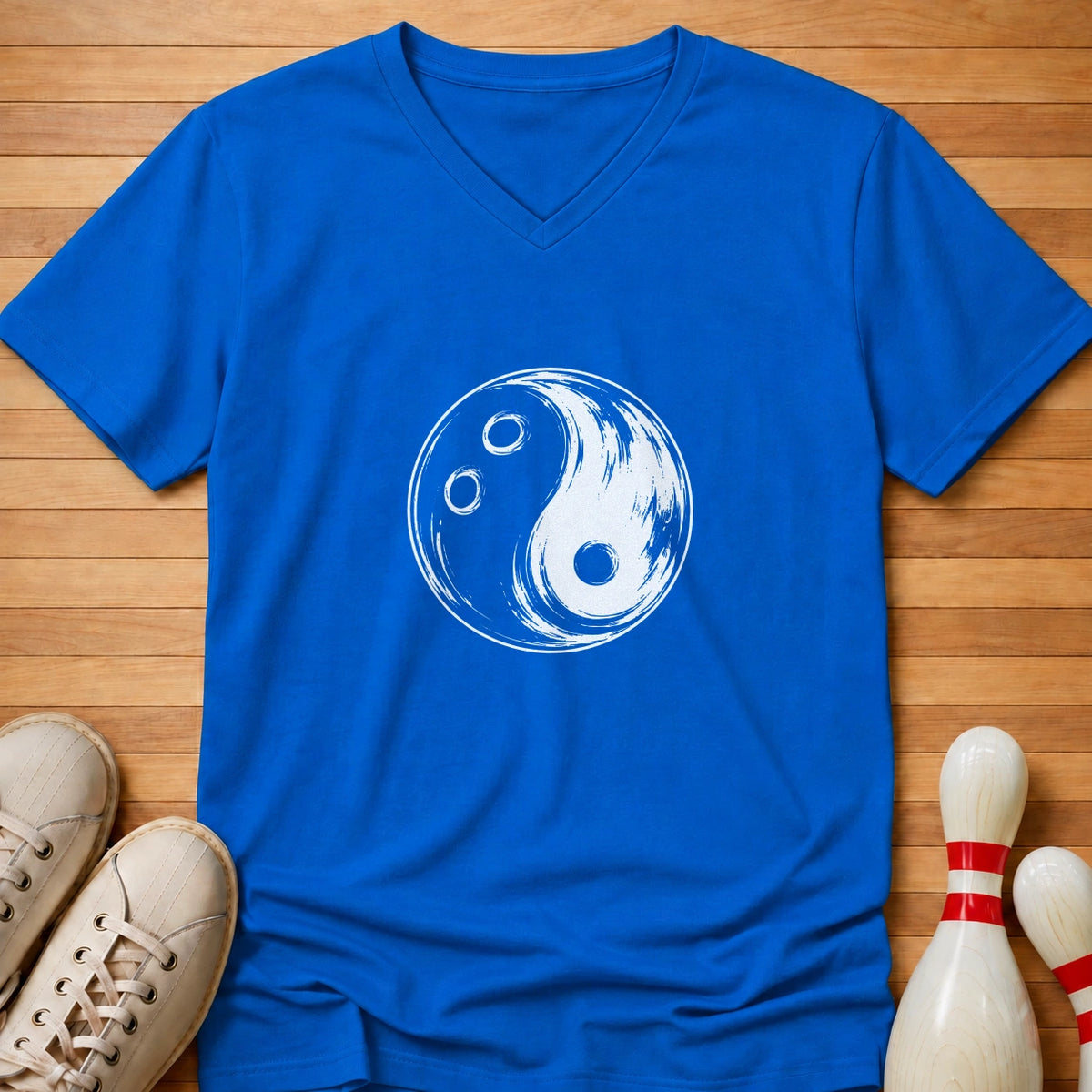 Yin Yang Ball Women's V-Neck