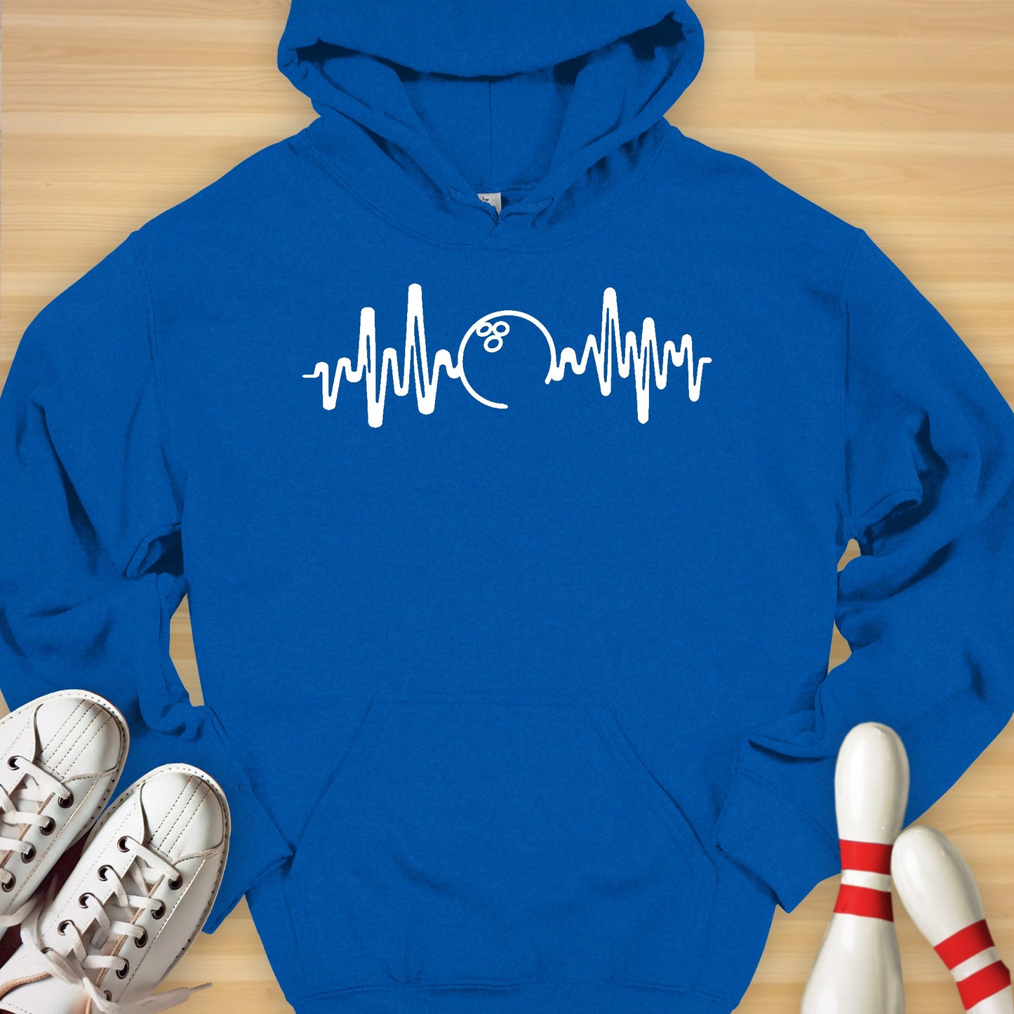 Bowling Heartbeat Hoodie