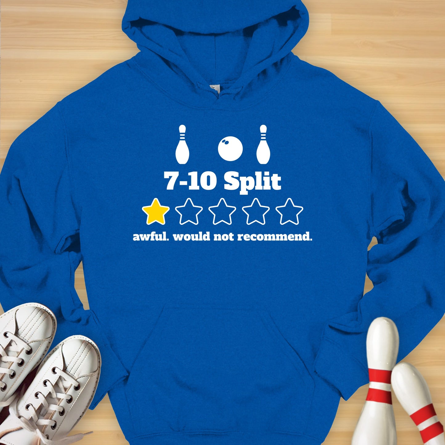 7-10 Split 1 Star Review Hoodie