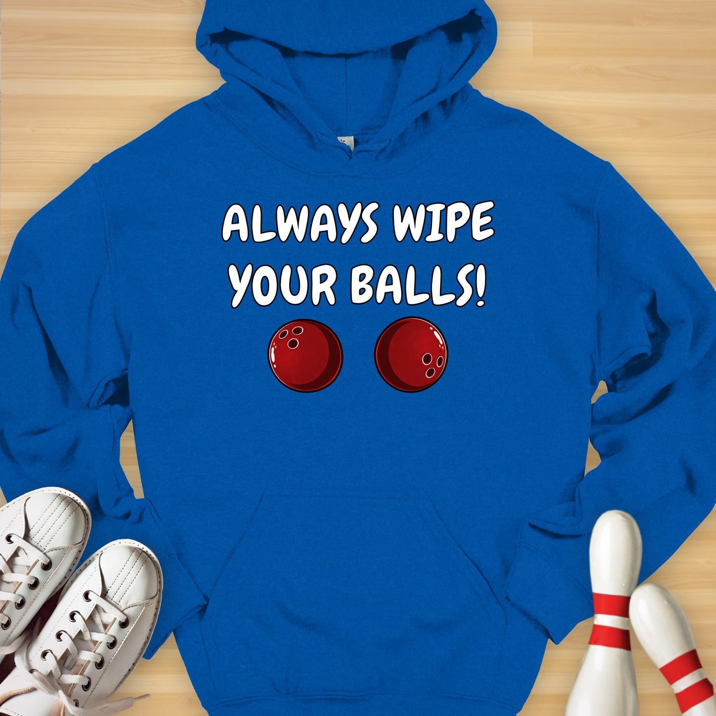 Always Wipe Cartoon Hoodie
