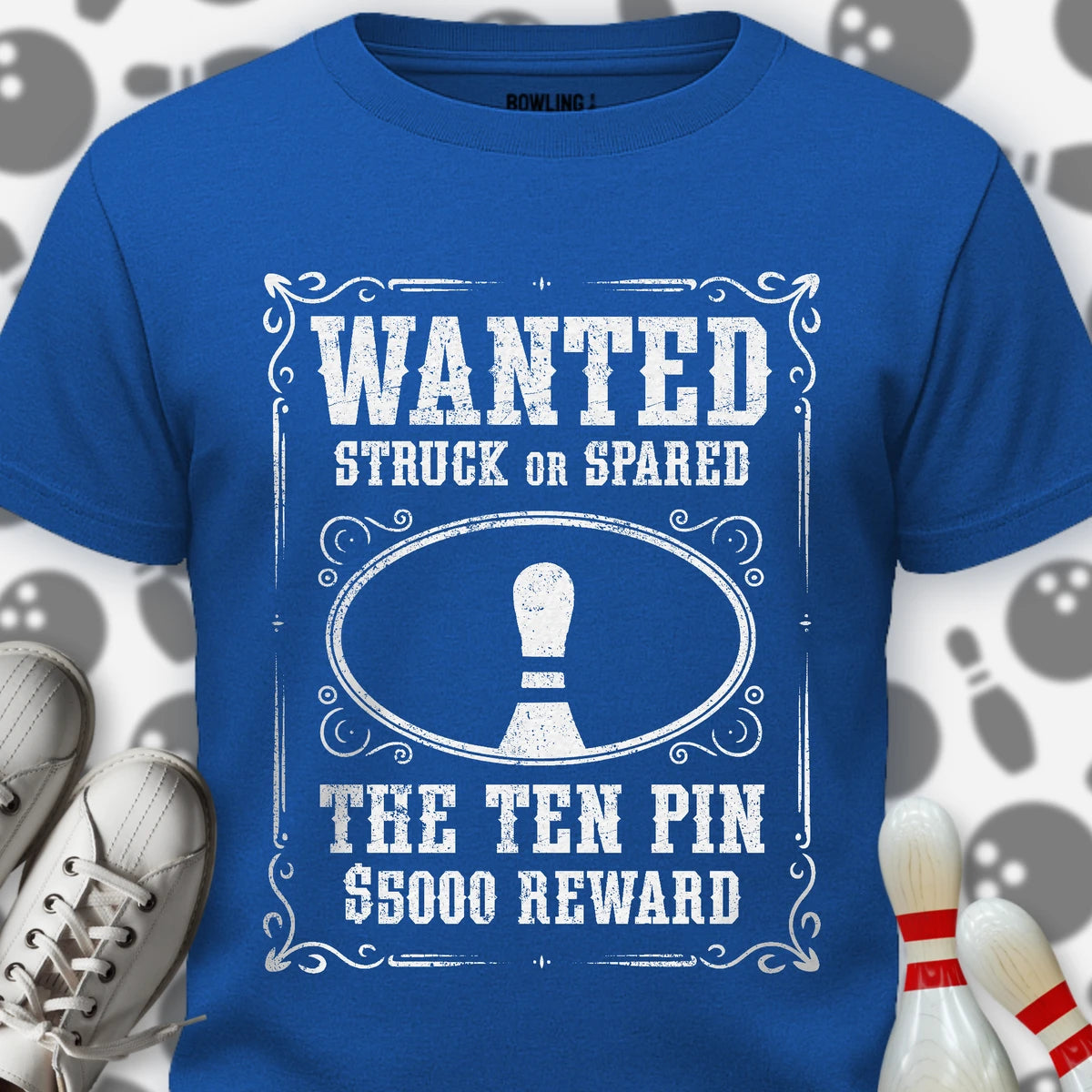 Wanted 10 Pin T-Shirt
