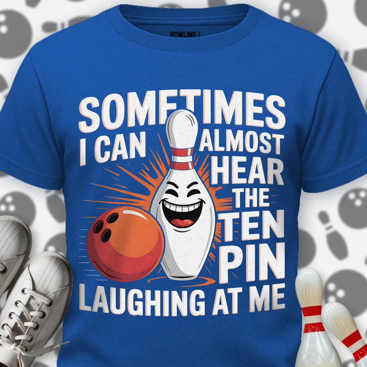 Evil Ten Pin Laughing T-Shirt