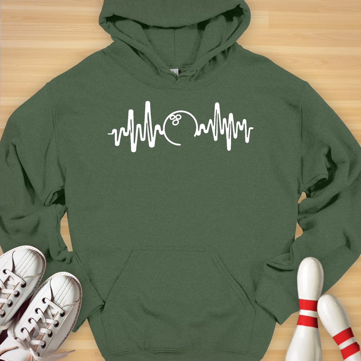 Bowling Heartbeat Hoodie