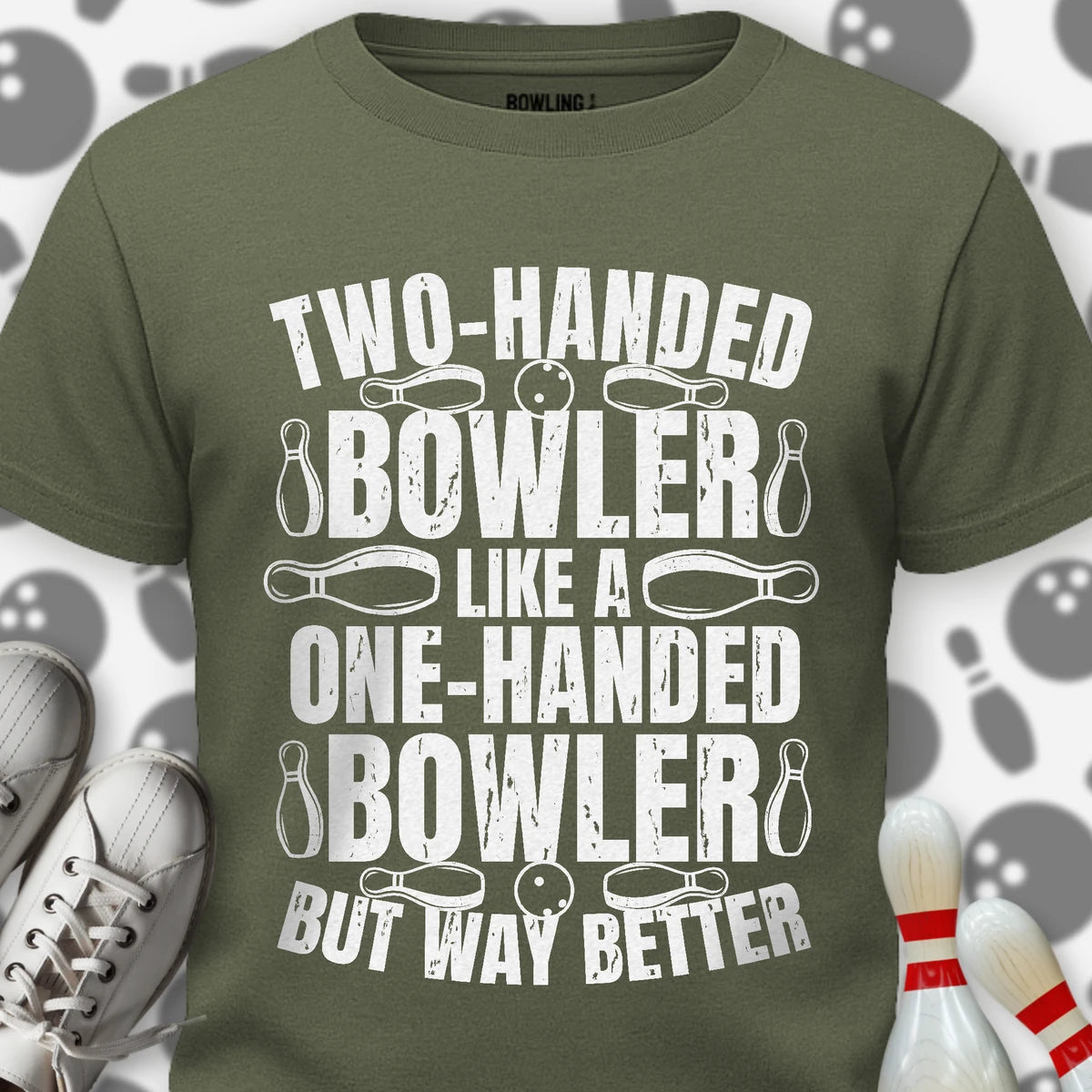 Two Handed Bowler T-Shirt