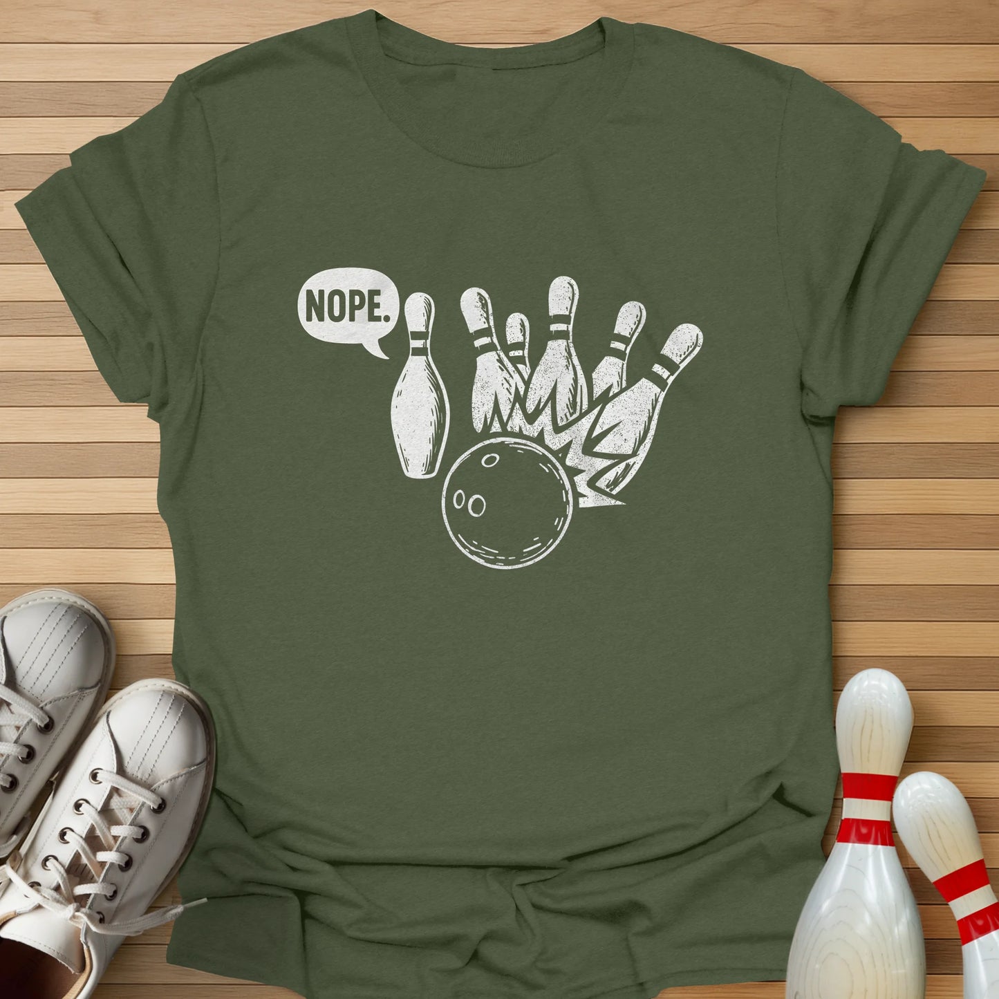 7 Pin Says Nope T-Shirt