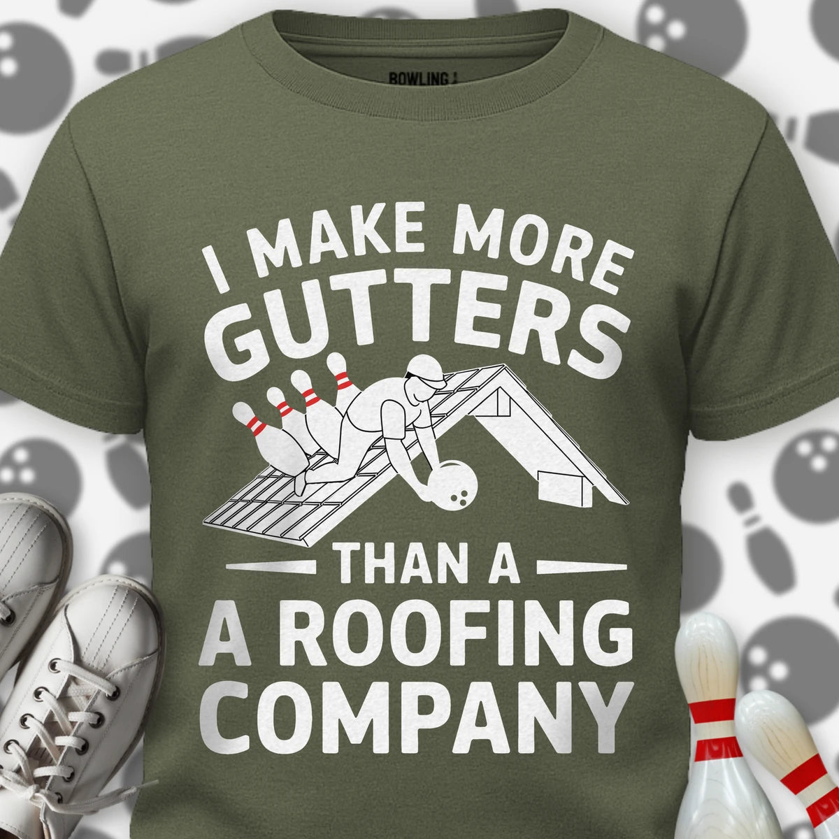Roofing Company Gutters T-Shirt