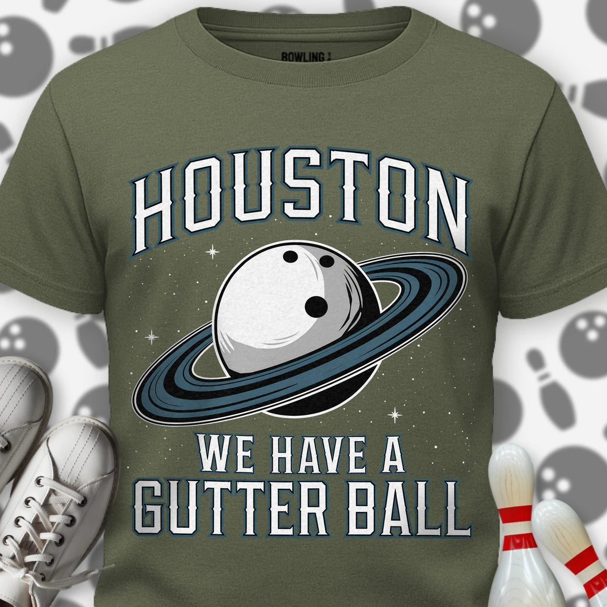 Gutter Ball In Space T-Shirt