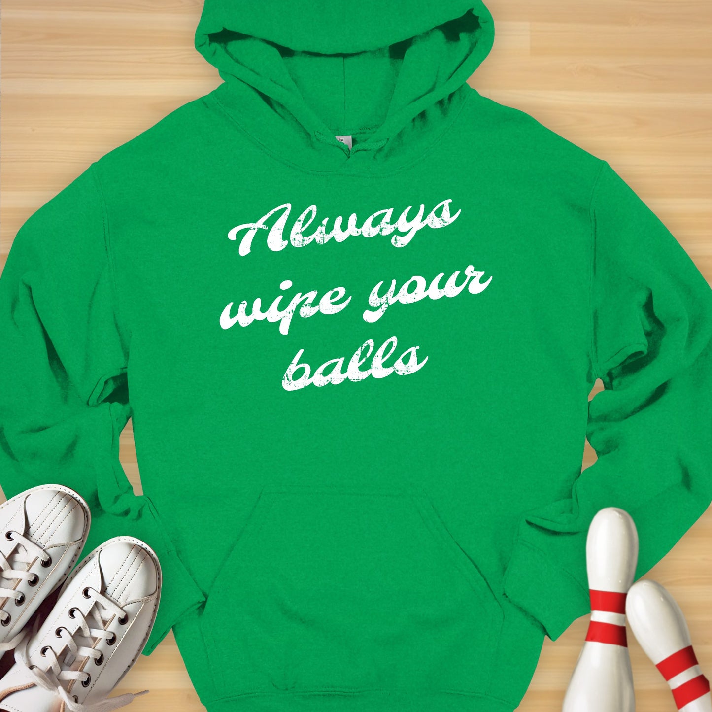 Always Wipe Retro Hoodie