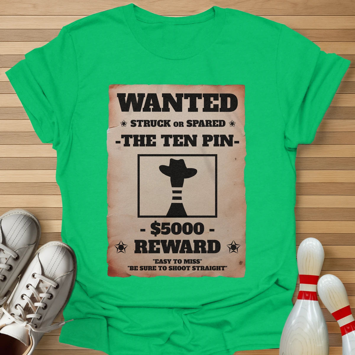 Ten Pin Wanted T-Shirt