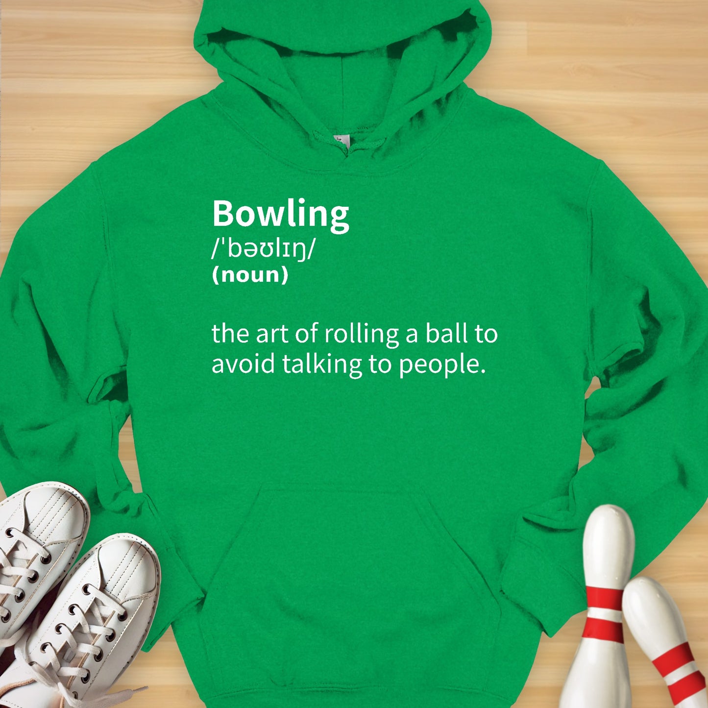 Bowling Definition Hoodie