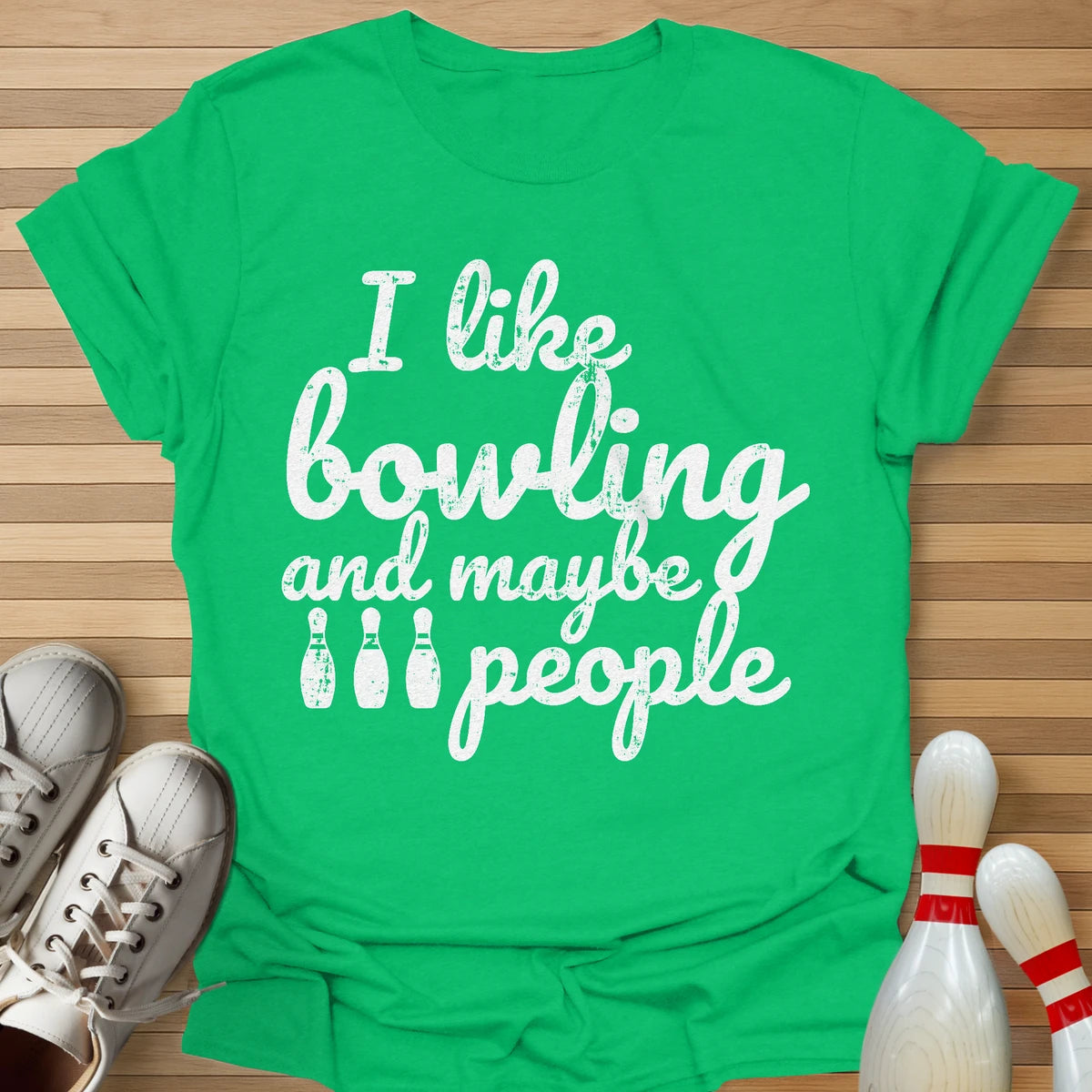 Bowling And 3 People T-Shirt