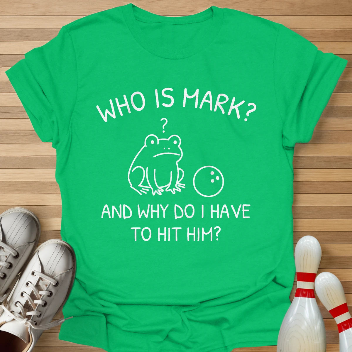 Who Is Mark Cartoon T-Shirt