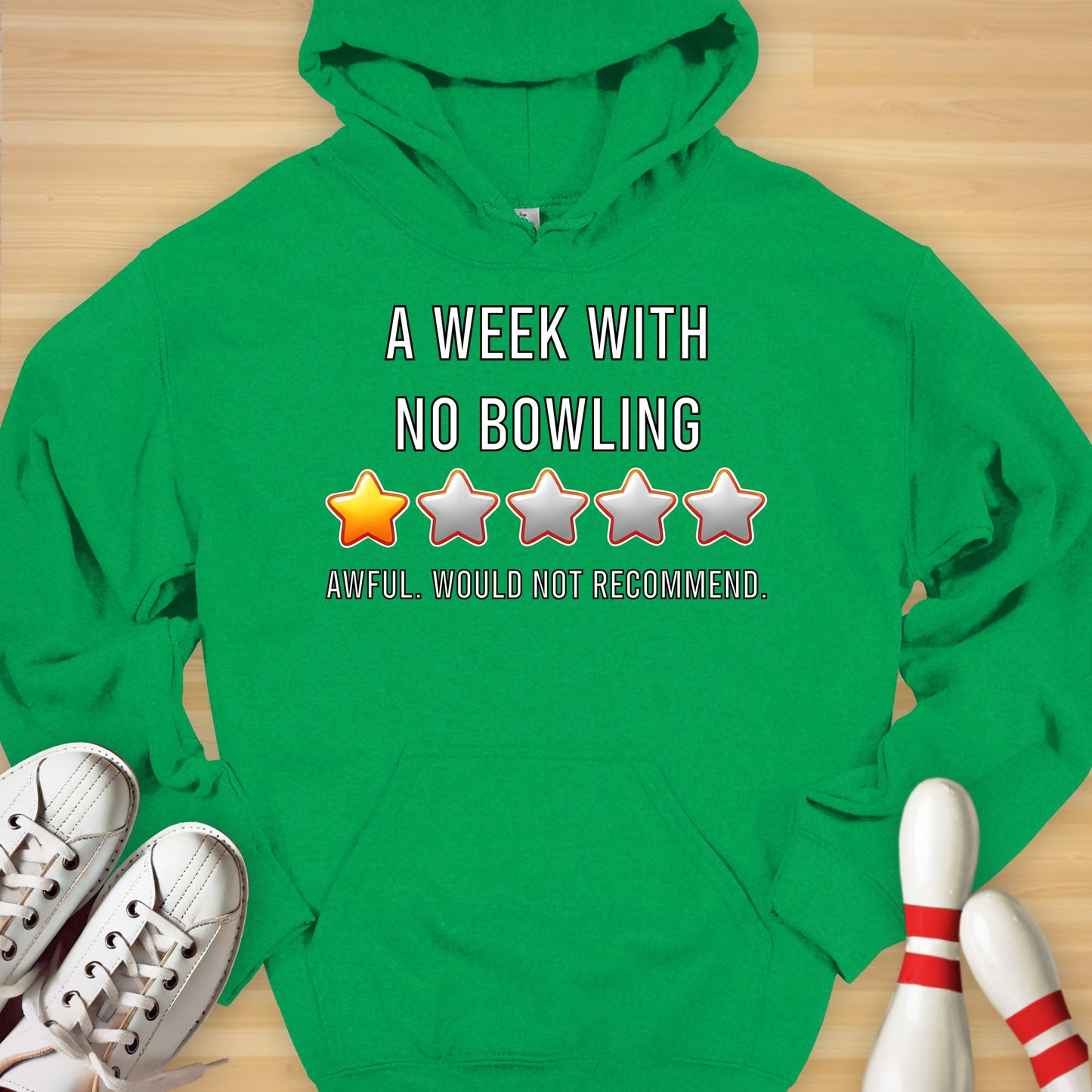Week Without Bowling Review Hoodie