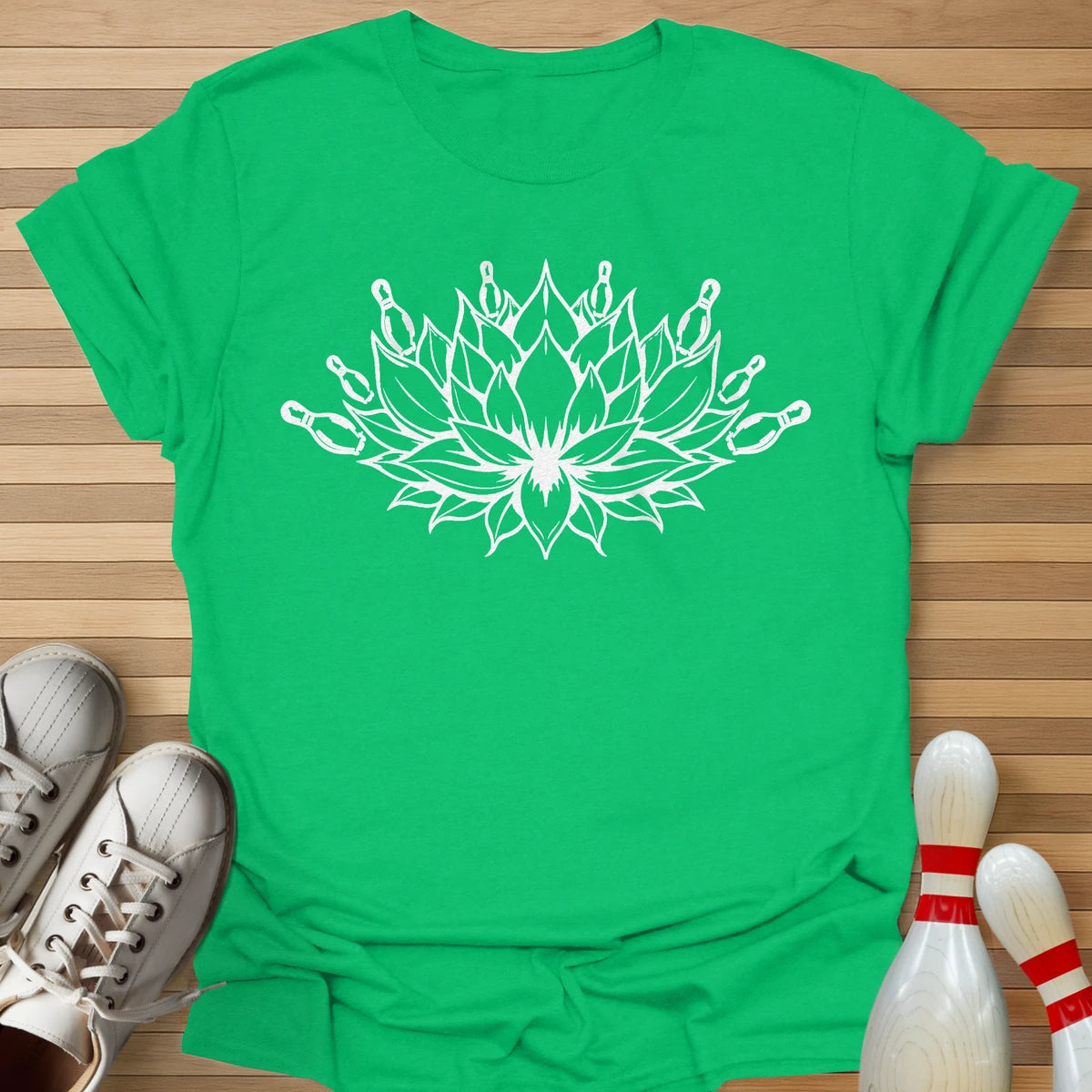 Bowling Mandala Lotus T-Shirt