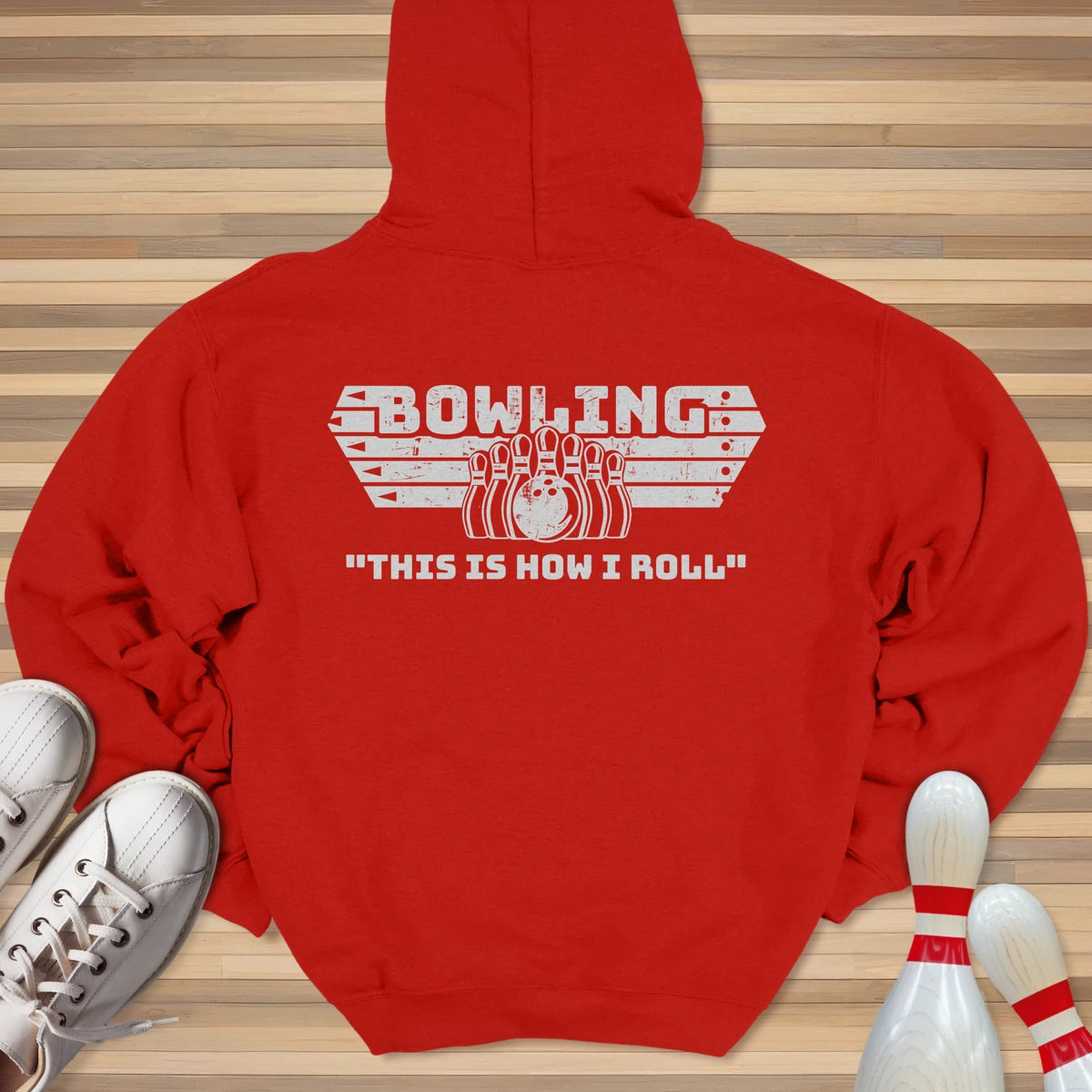 Bowling How I Roll Hoodie