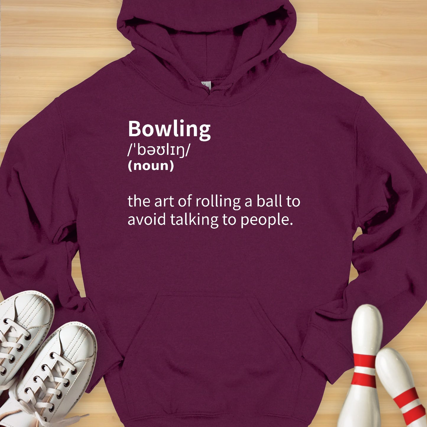 Bowling Definition Hoodie