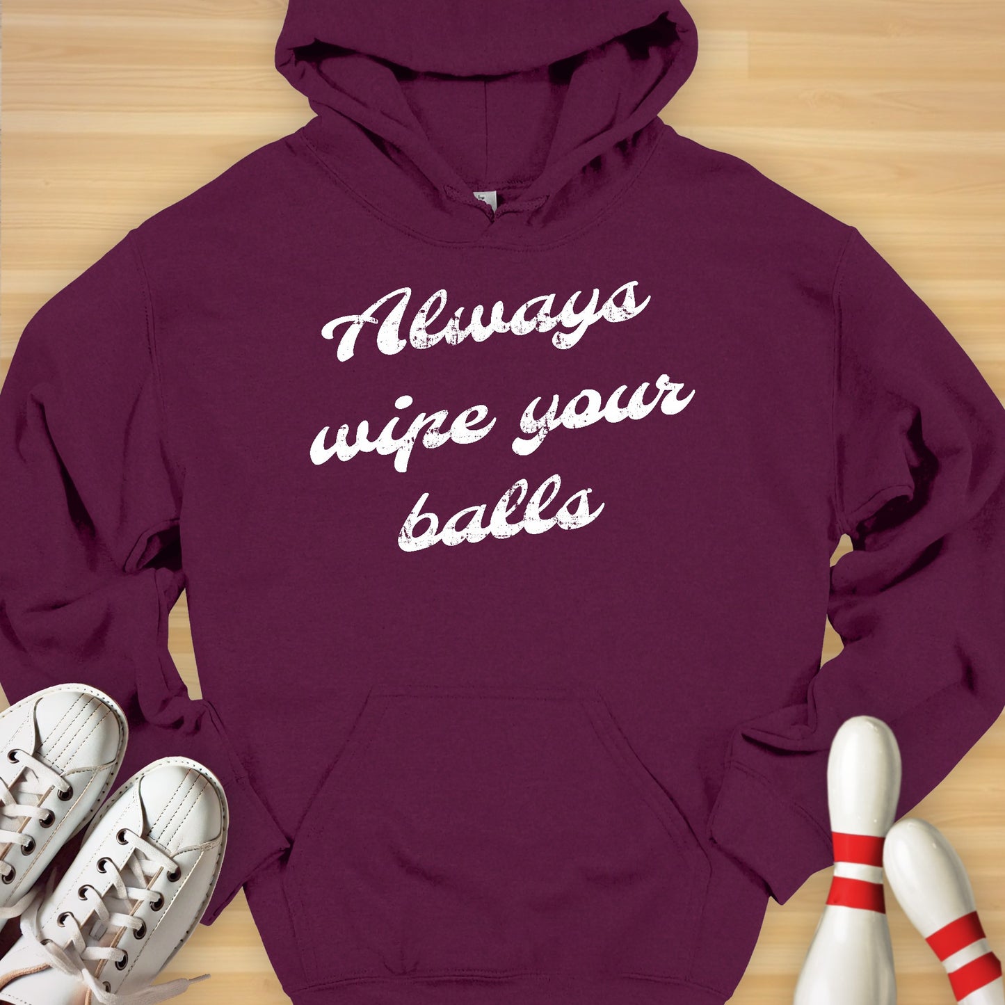 Always Wipe Retro Hoodie