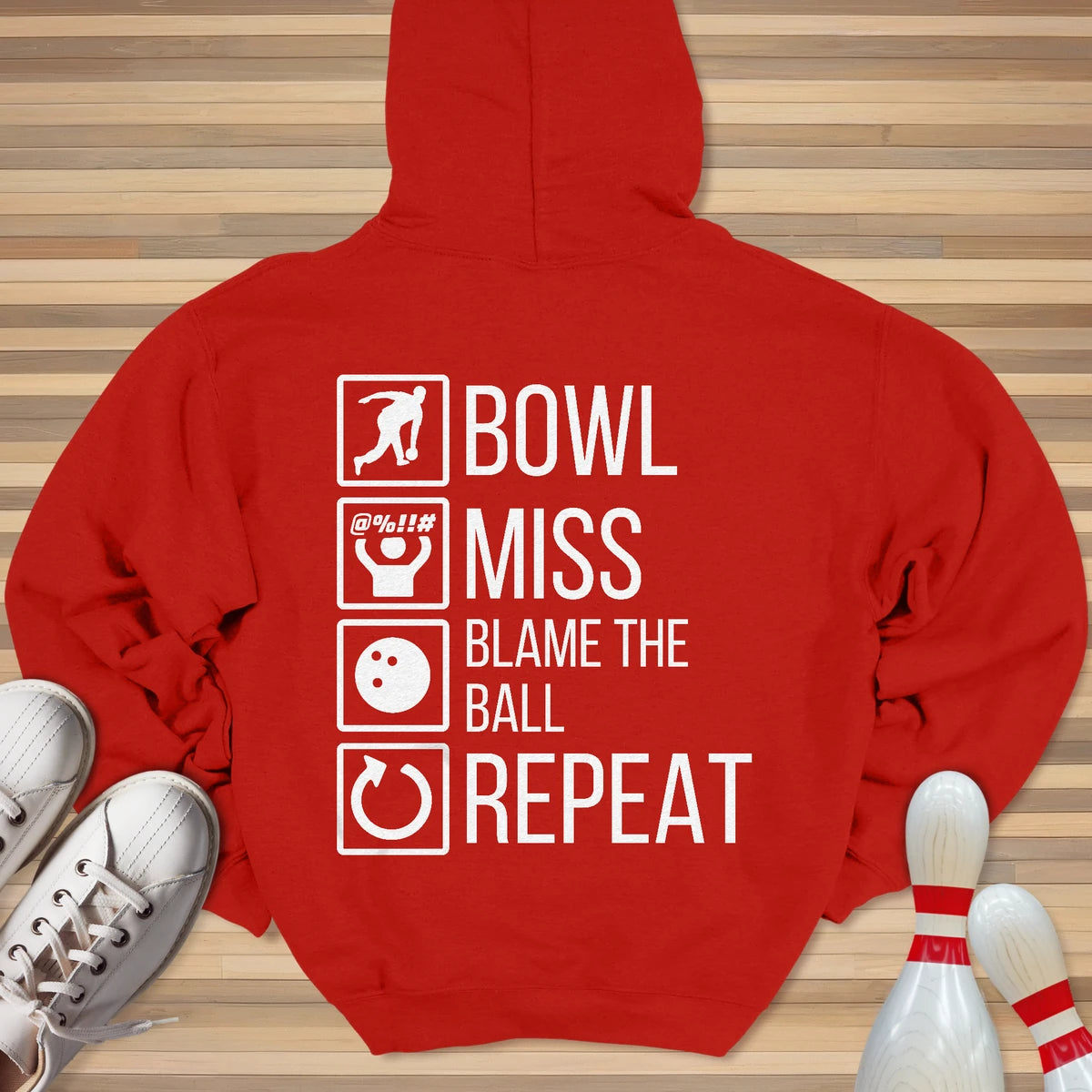 Blame The Ball Repeat Hoodie