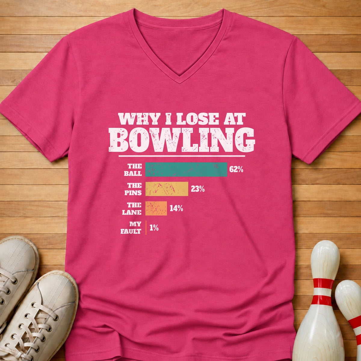 Why I Lose Chart Women's V-Neck