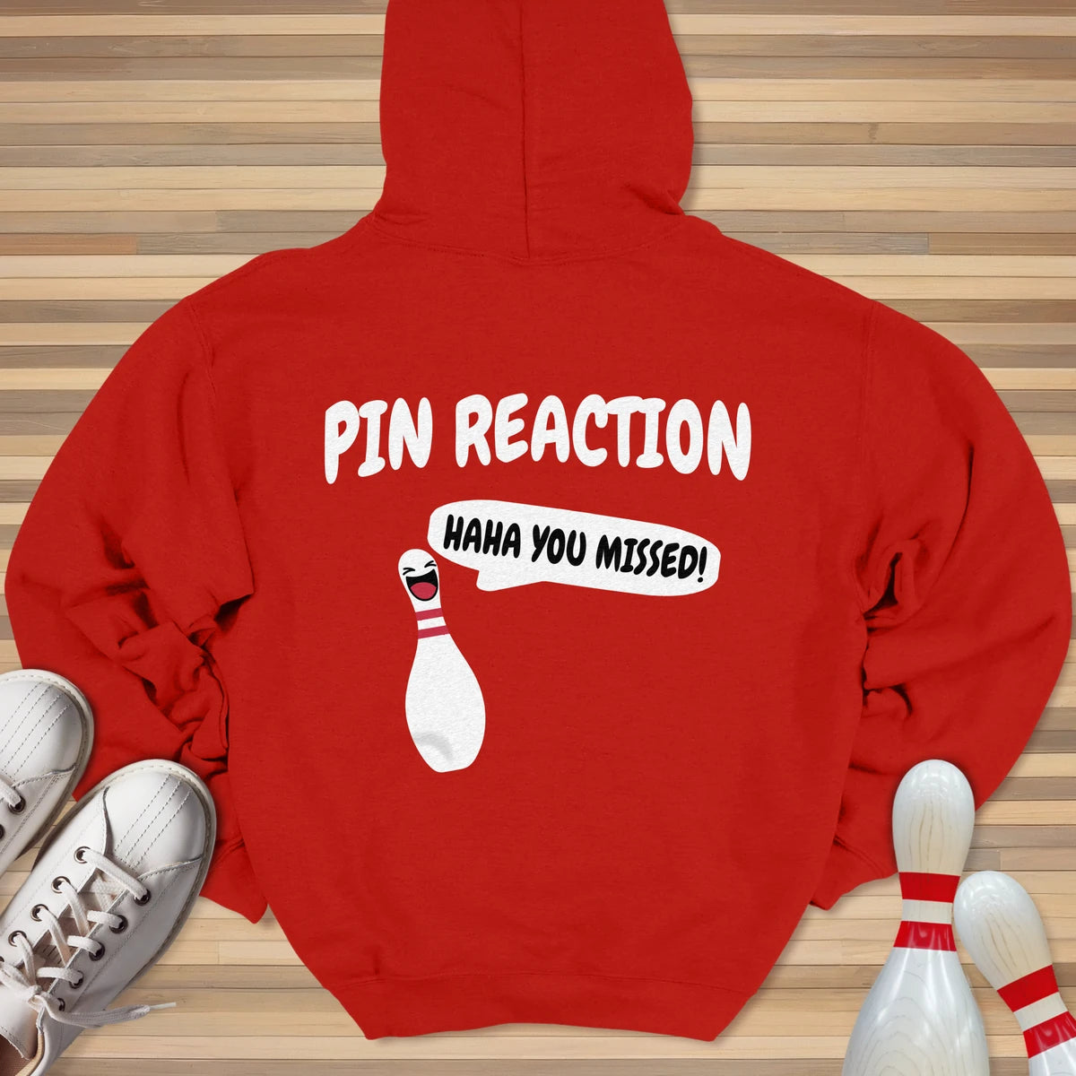 You Missed Pin Reaction Hoodie