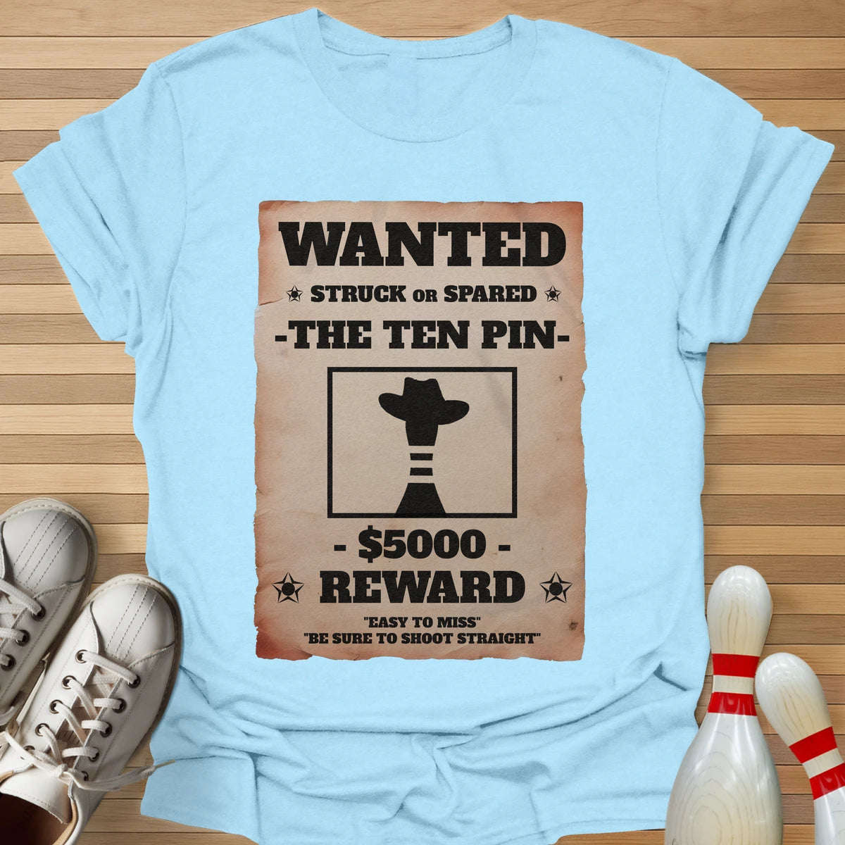 Ten Pin Wanted T-Shirt