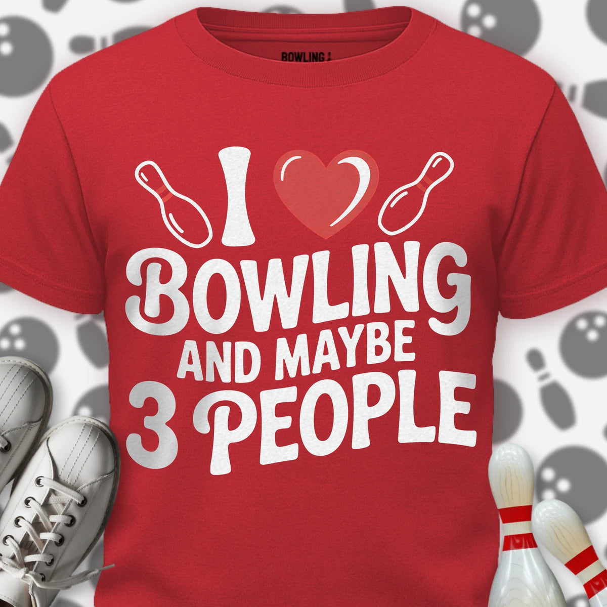 I Heart Bowling T-Shirt