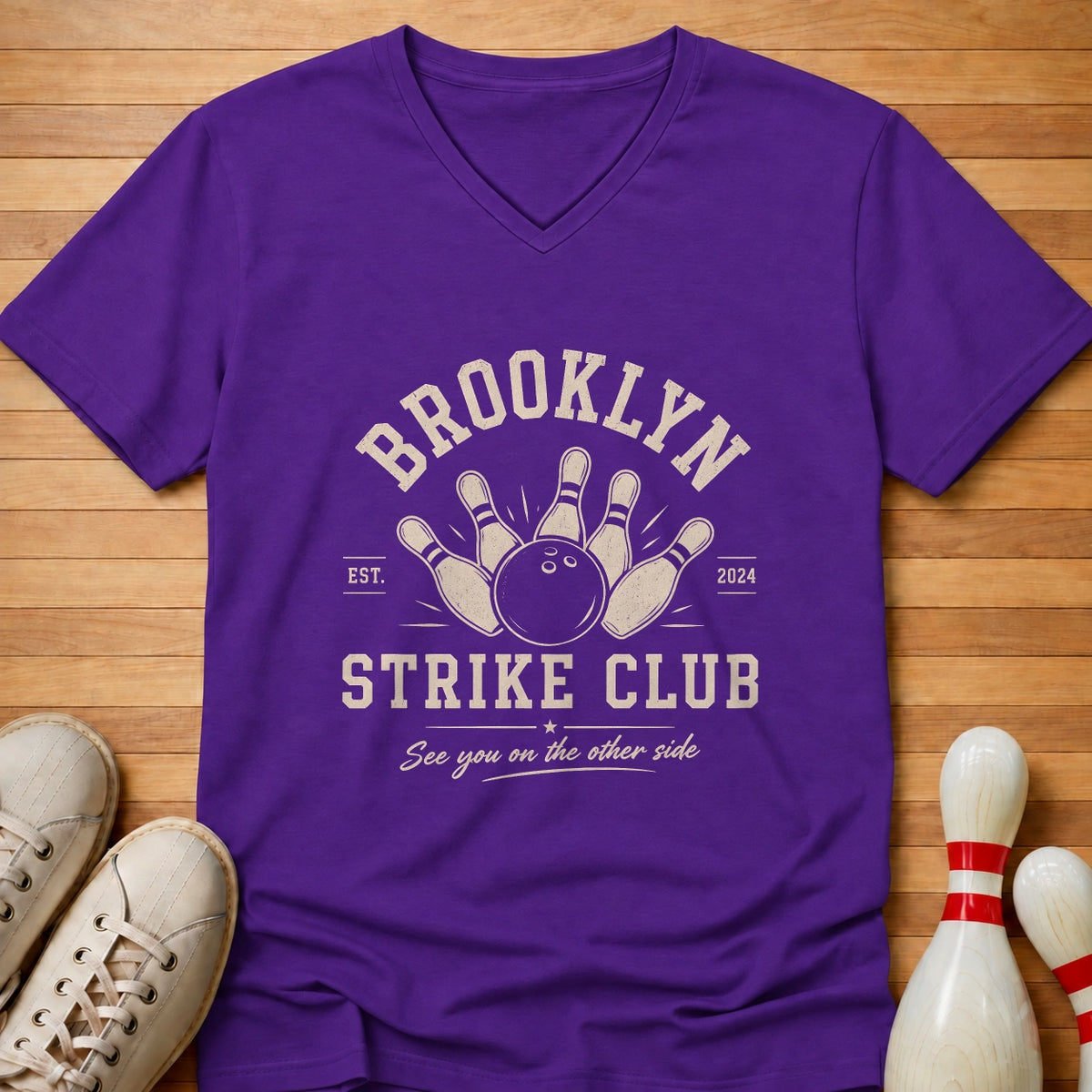 Brooklyn Strike Club Women's V-Neck