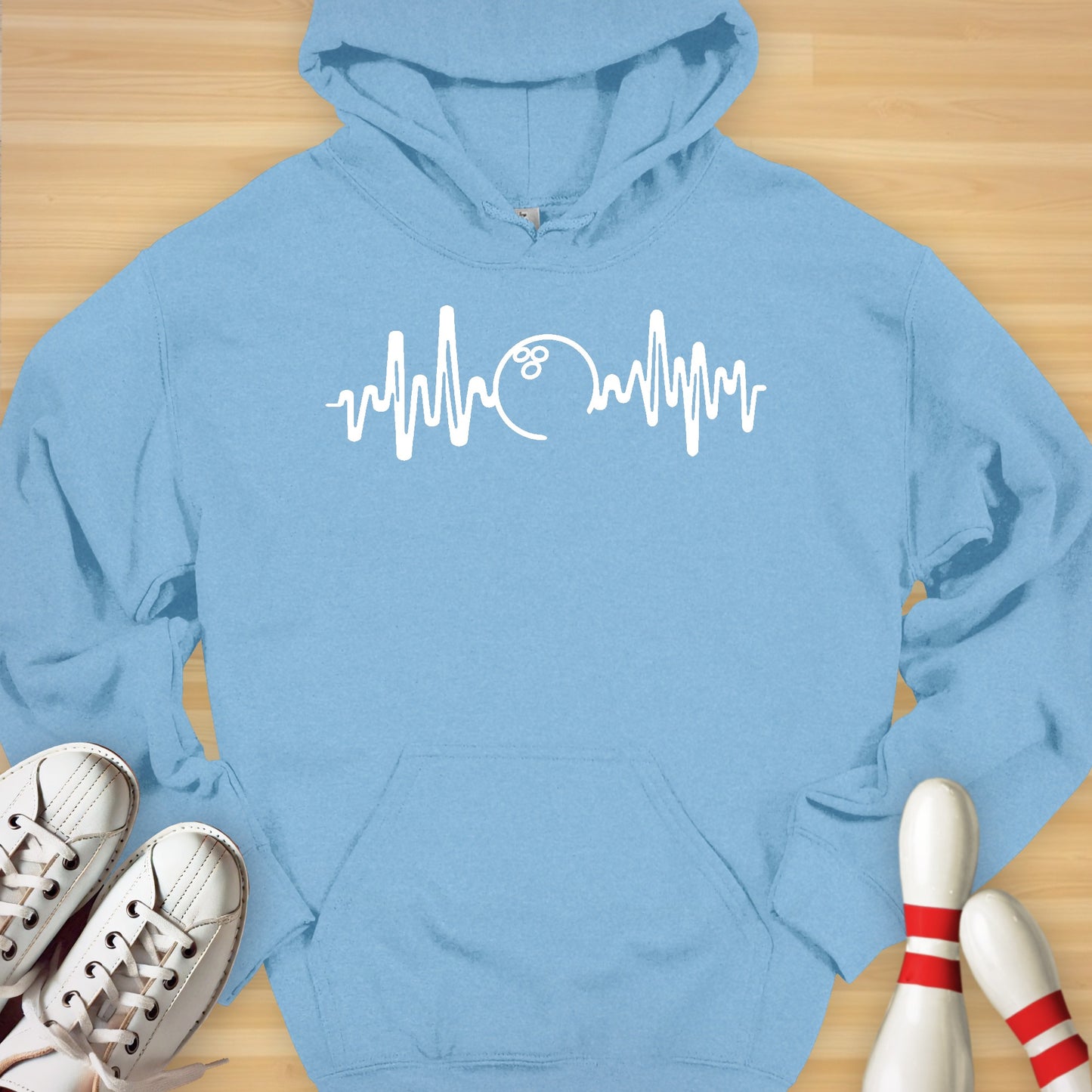 Bowling Heartbeat Hoodie