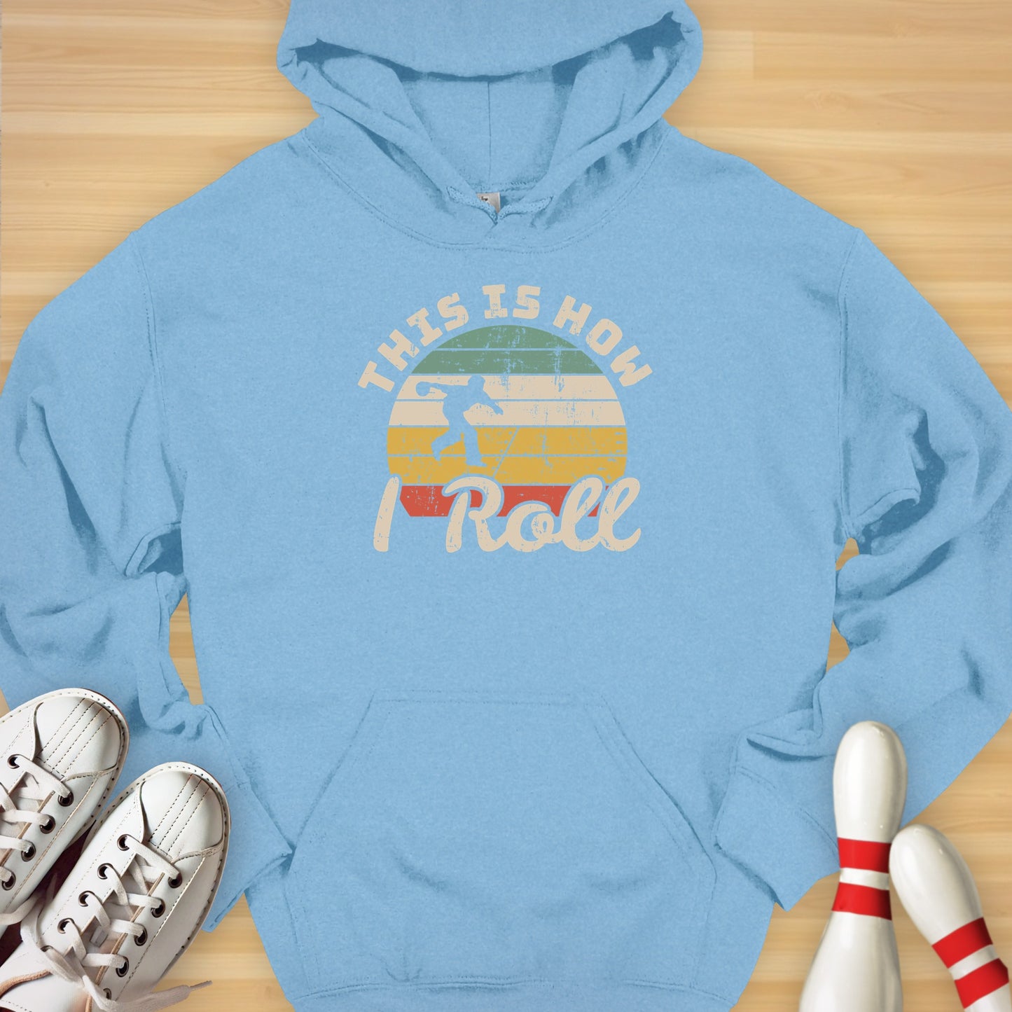 How I Roll Retro Sunrise Hoodie