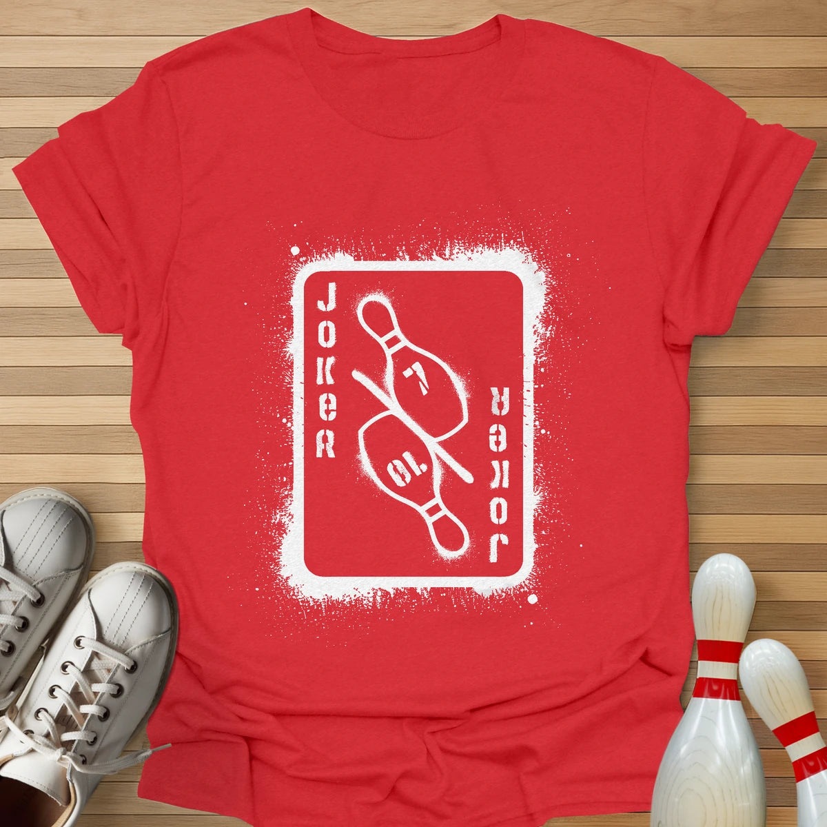 7 10 Pin Joker Card T-Shirt
