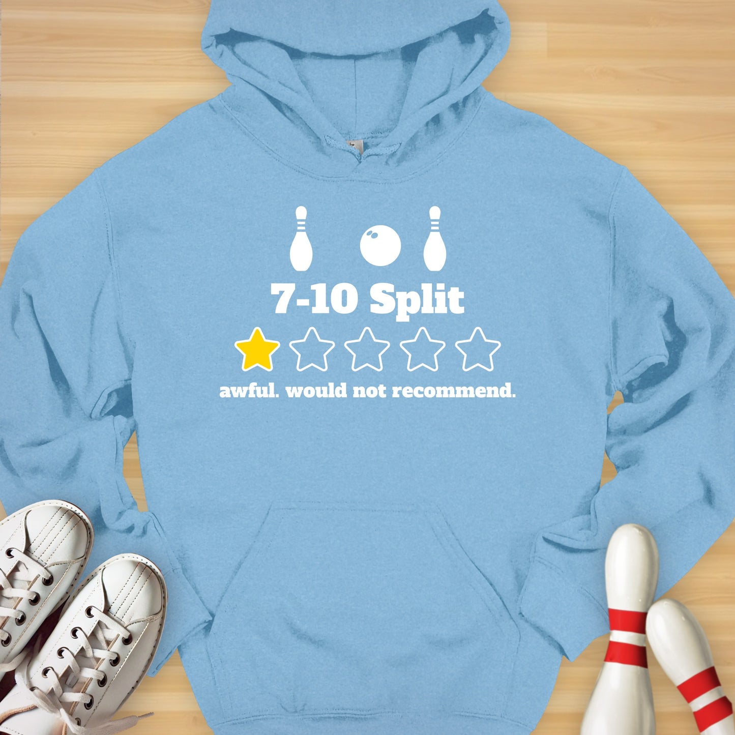 7-10 Split 1 Star Review Hoodie