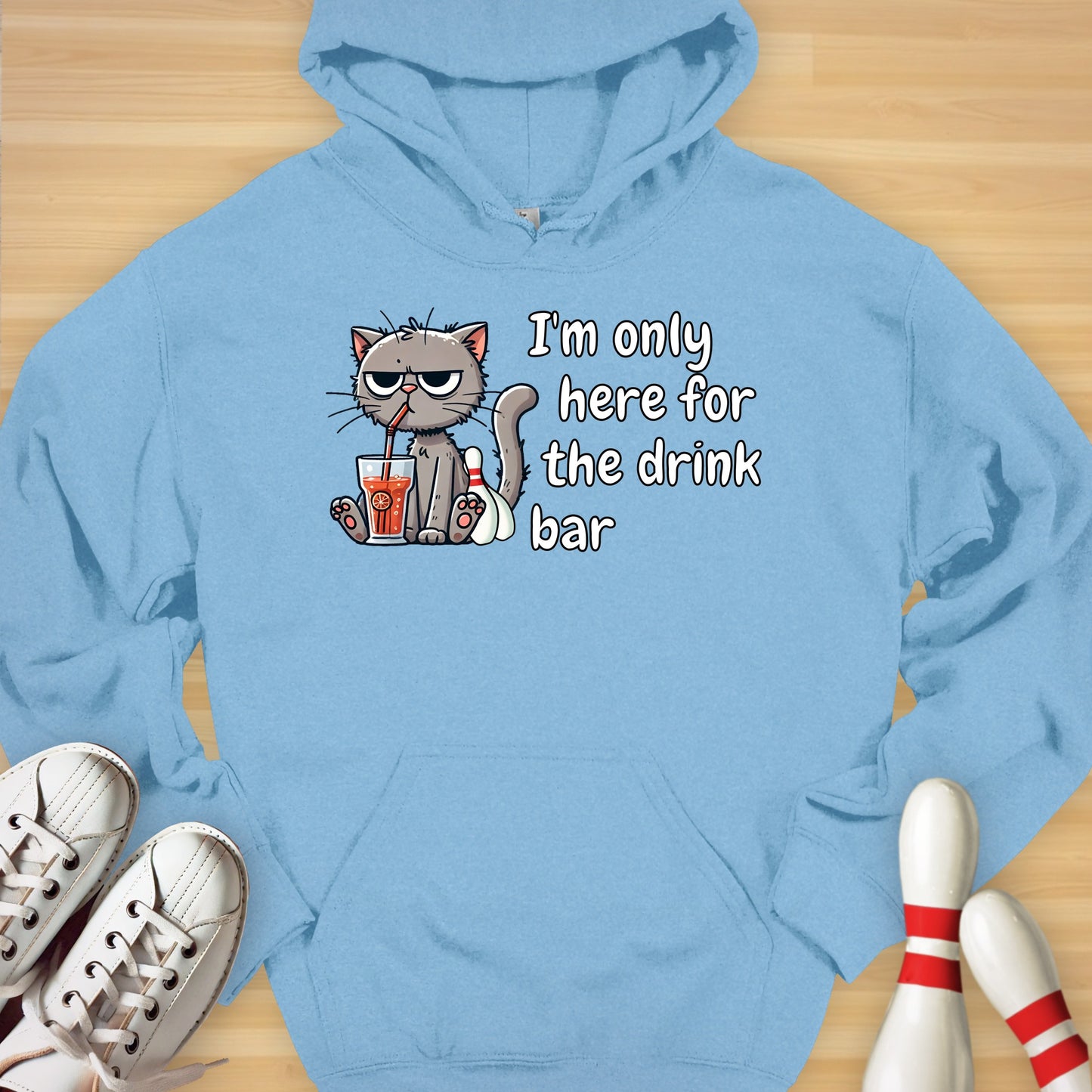Drink Bar Cat Hoodie