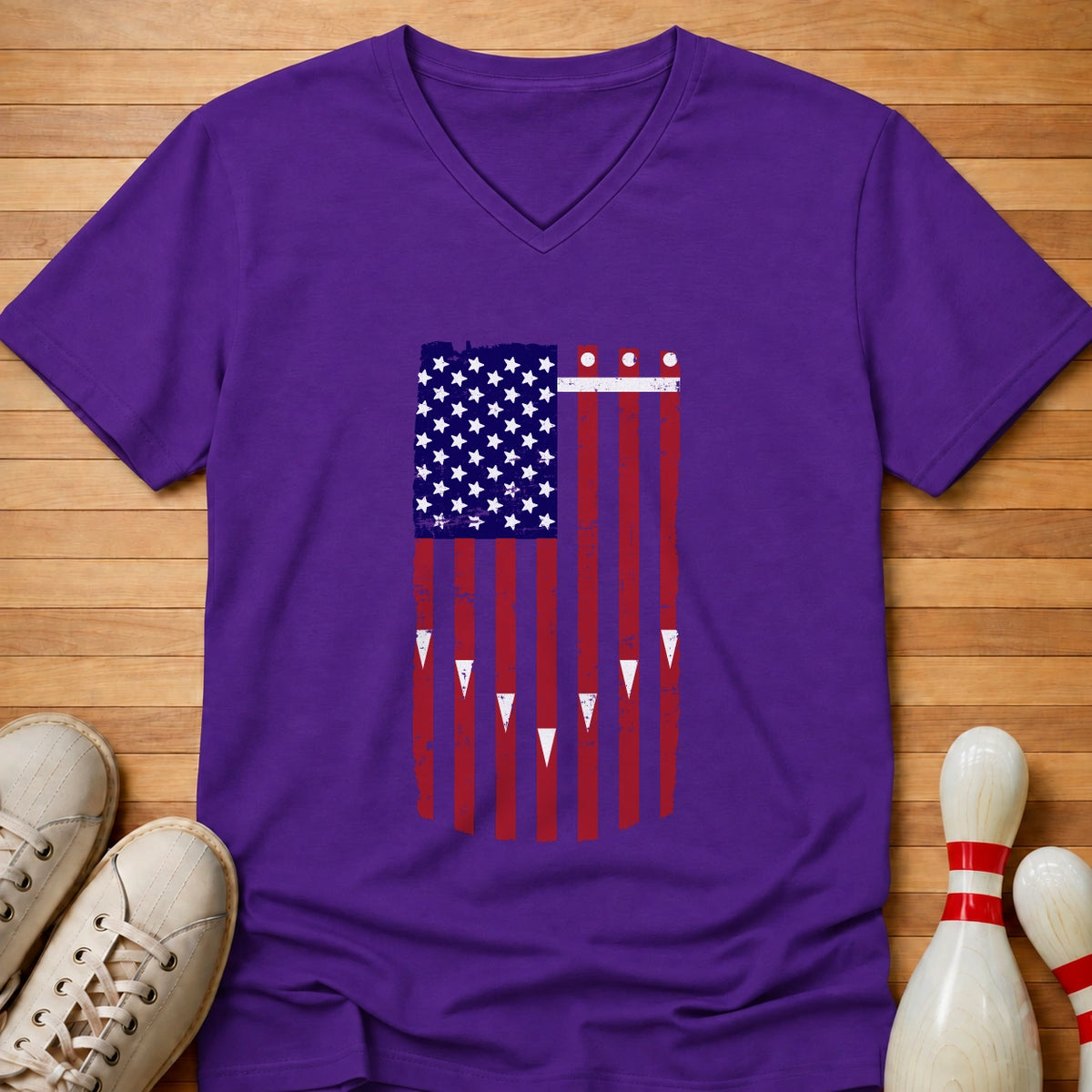 Lane Flag Women's V-Neck
