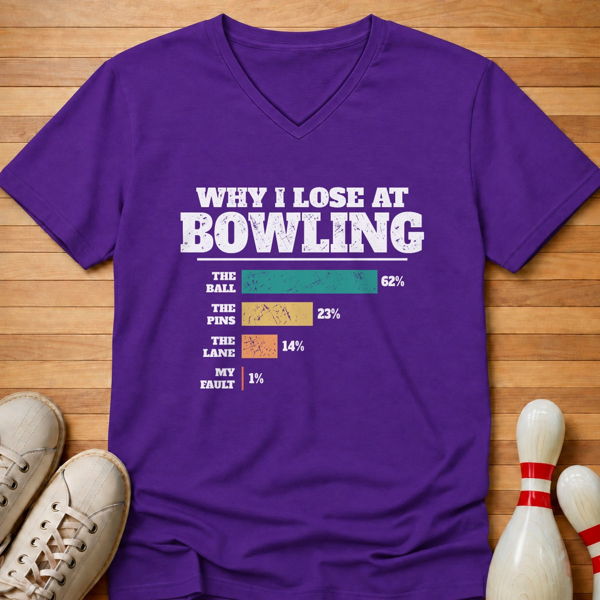 Why I Lose Chart Women's V-Neck