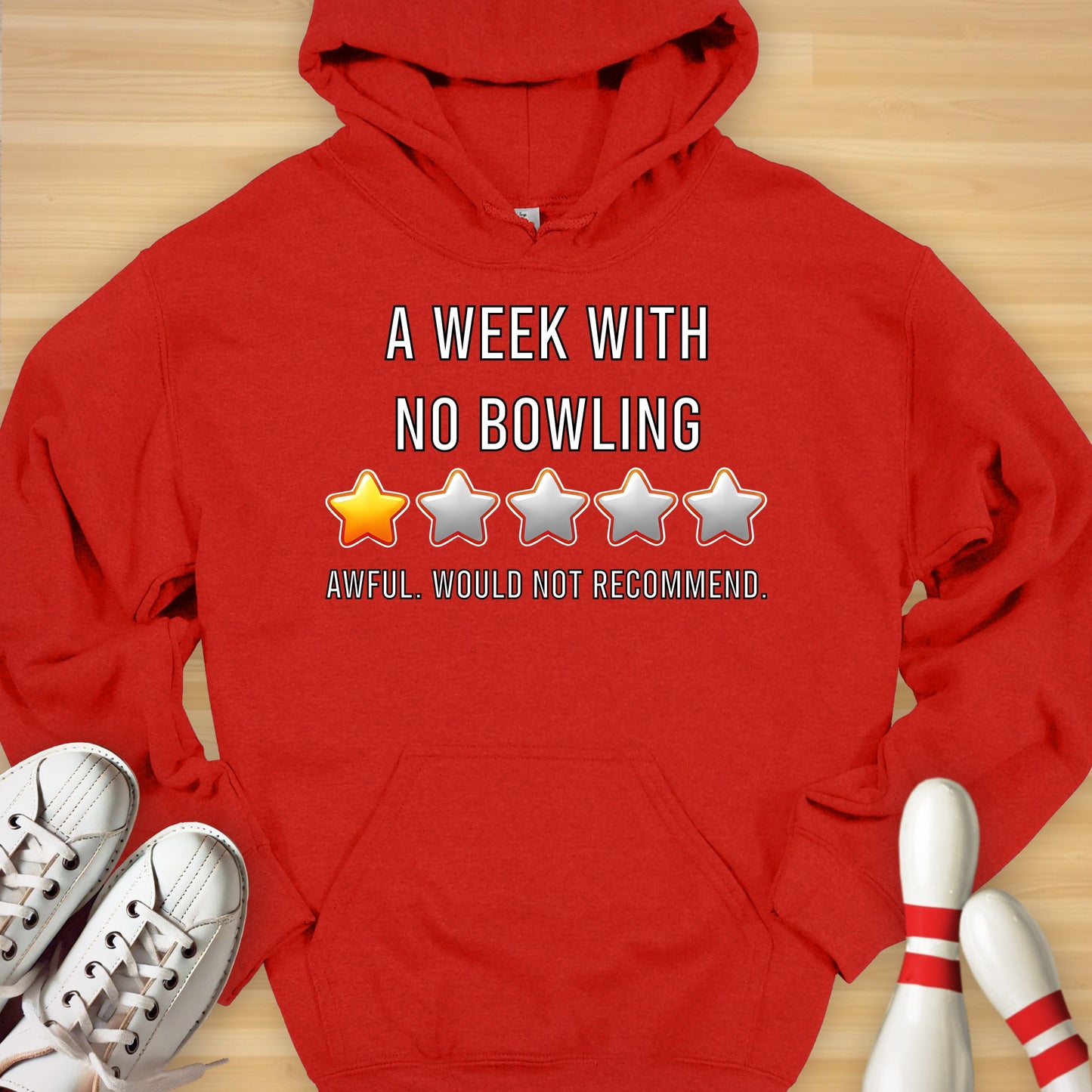 Week Without Bowling Review Hoodie