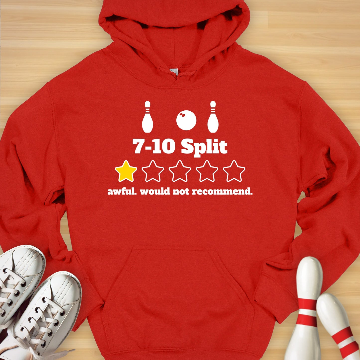 7-10 Split 1 Star Review Hoodie