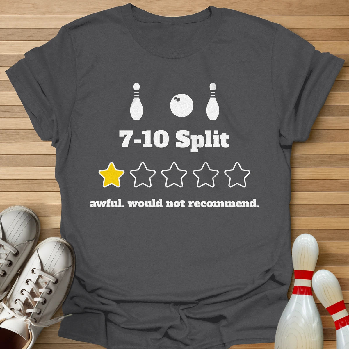 7-10 Split 1 Star Review T-Shirt