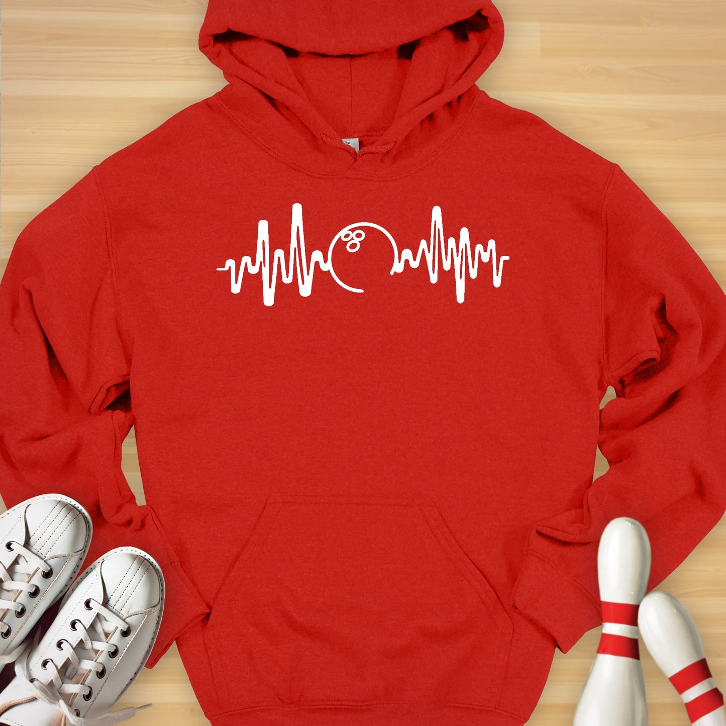Bowling Heartbeat Hoodie