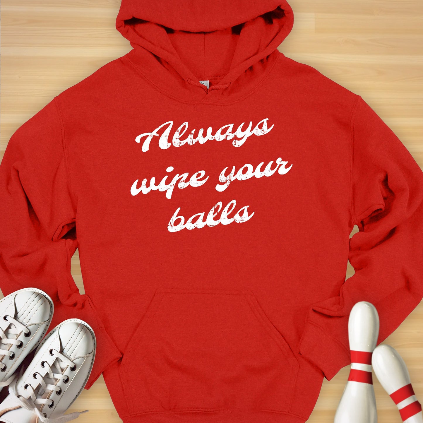 Always Wipe Retro Hoodie